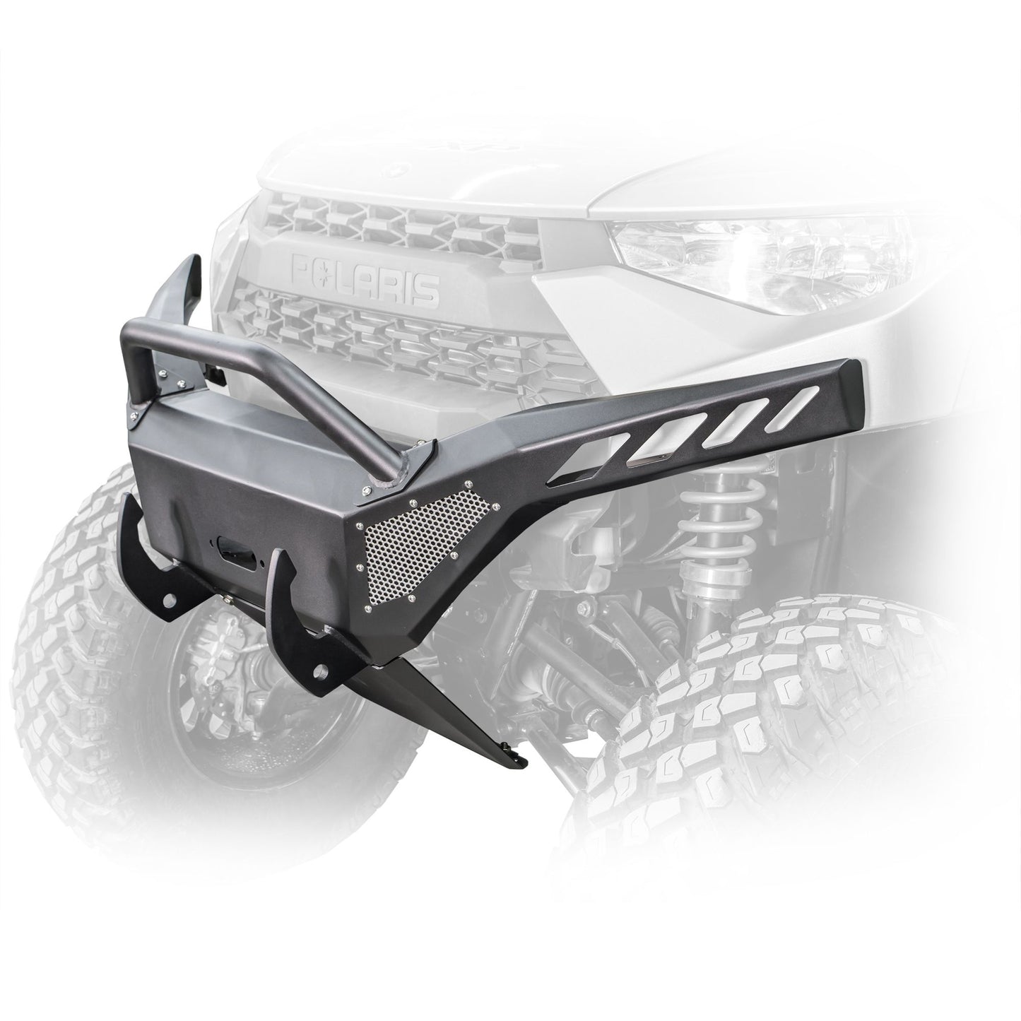 DRT Polaris 2019+ Ranger XP 1000 All Models Front Winch Bumper and Skid Plate