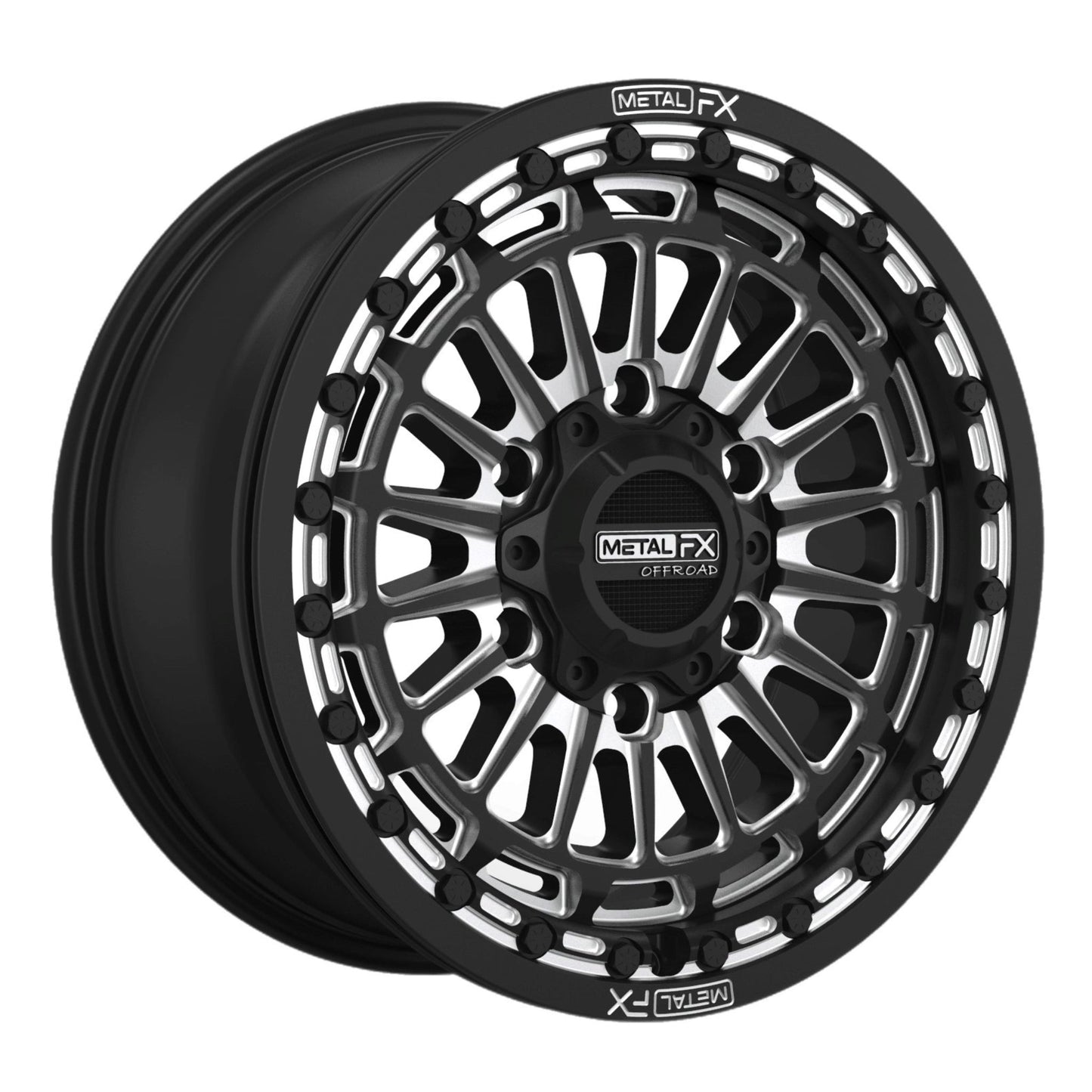 Delta 6R Beadlock | Satin Black Contrast Cut