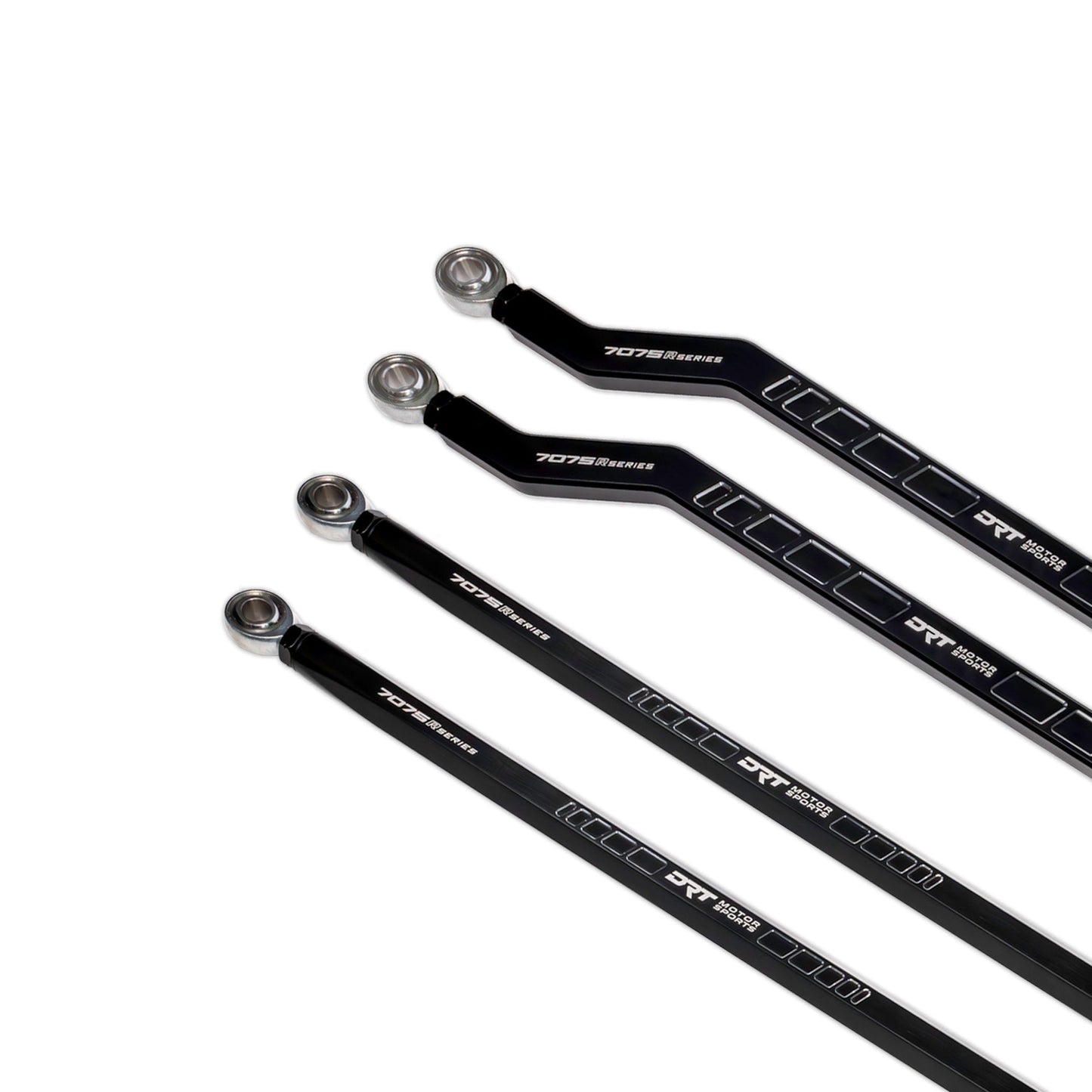 DRT Motorsports Billet Aluminum Race Series 7075 XD High Clearance Radius Rod Set For Polaris Pro R / Pro S / Turbo R