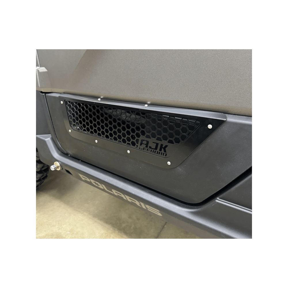 Polaris Xpedition Vented Lower Doors Inserts AJK Offroad Front Black No
