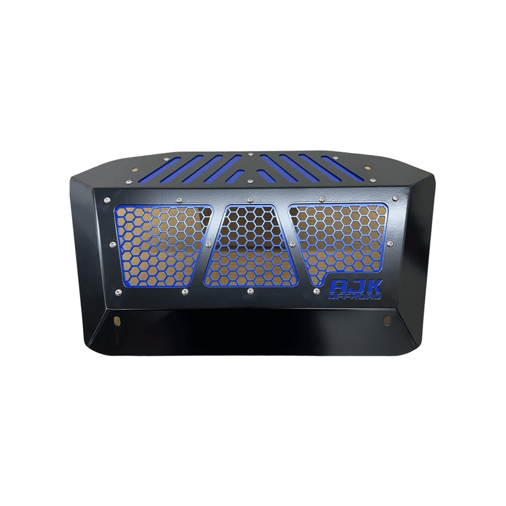 Polaris Xpedition Exhaust Cover AJK Offroad Polaris Blue