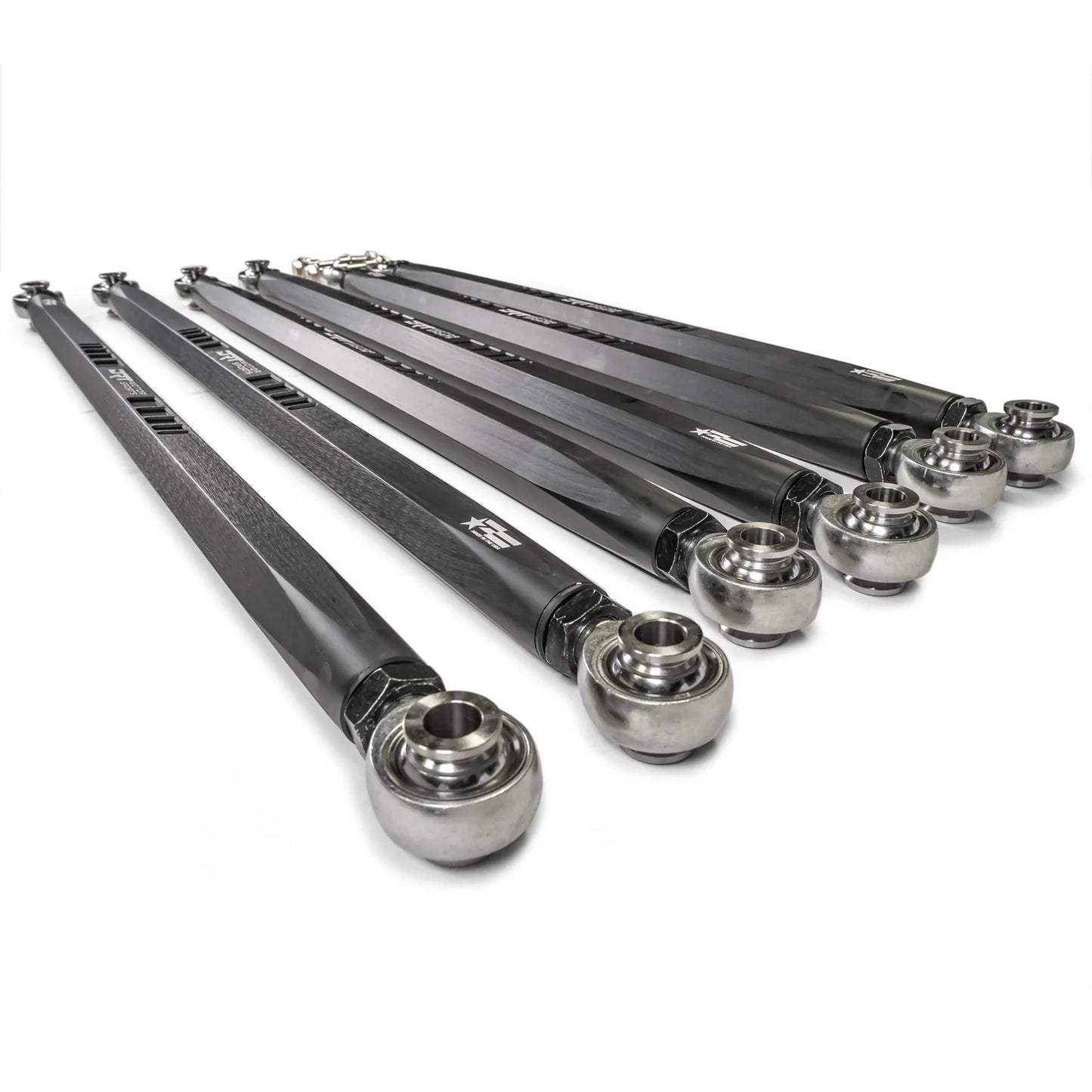 DRT Motorsports Can Am Maverick R Hex Bar Radius Rod Set, Black