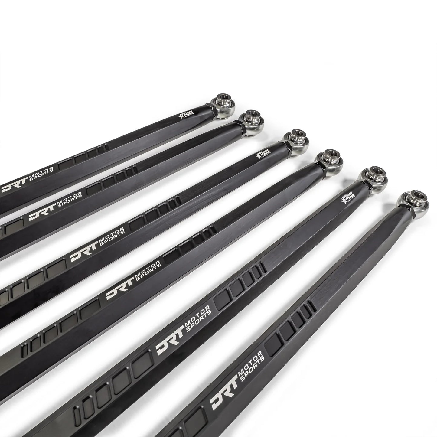 DRT Motorsports Can Am Maverick R Hex Bar Radius Rod Set, Black