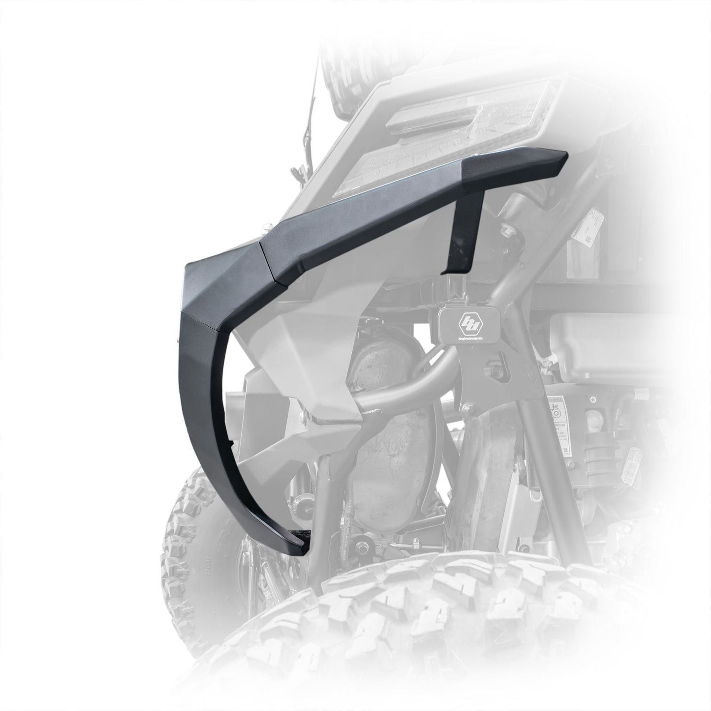 DRT Motorsports Polaris Pro R 2022+ Rear Bumper - Black