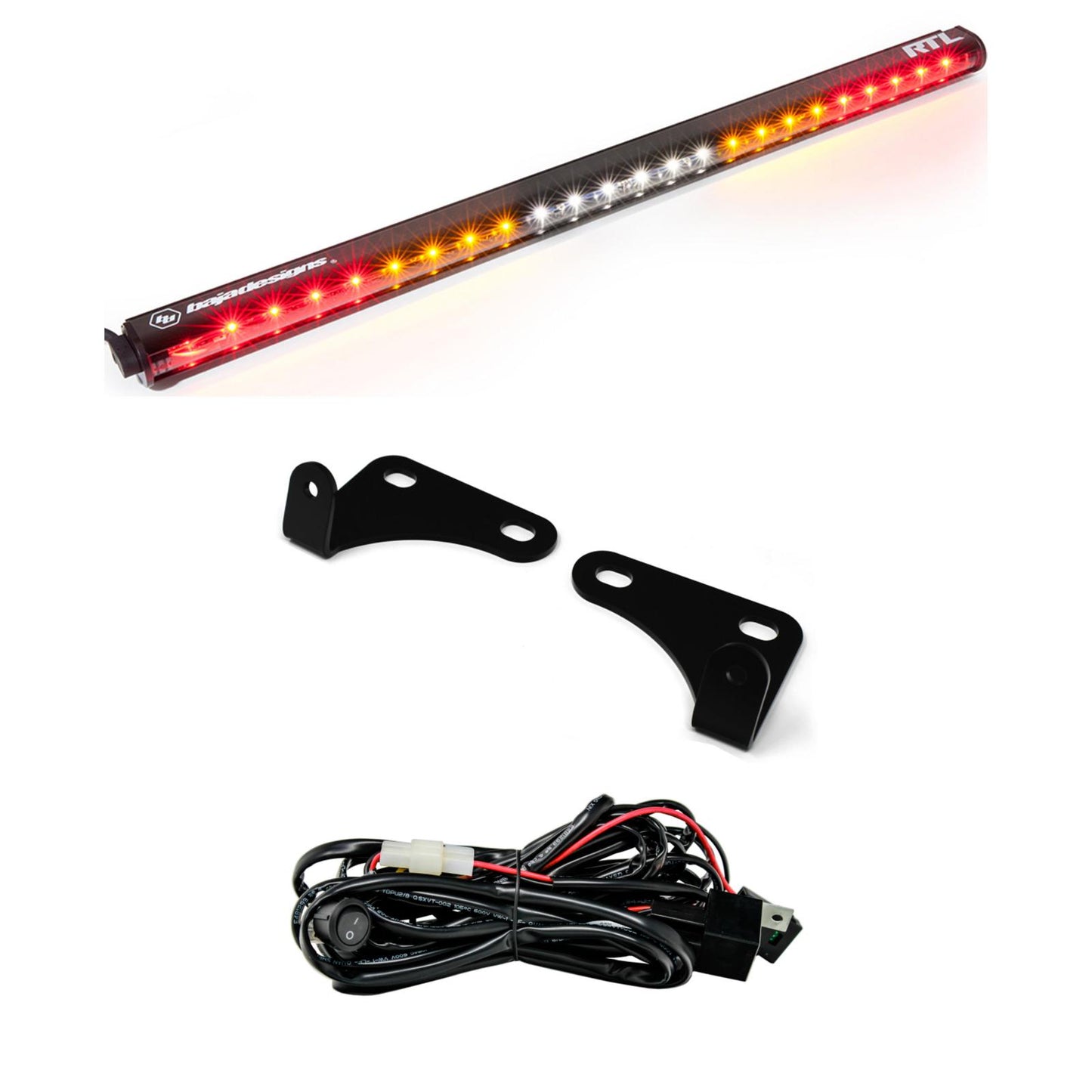 Polaris RZR 15-18 2 Seat 30 Inch RTL-S Rear Light Bar with Bracket Kit Baja Designs