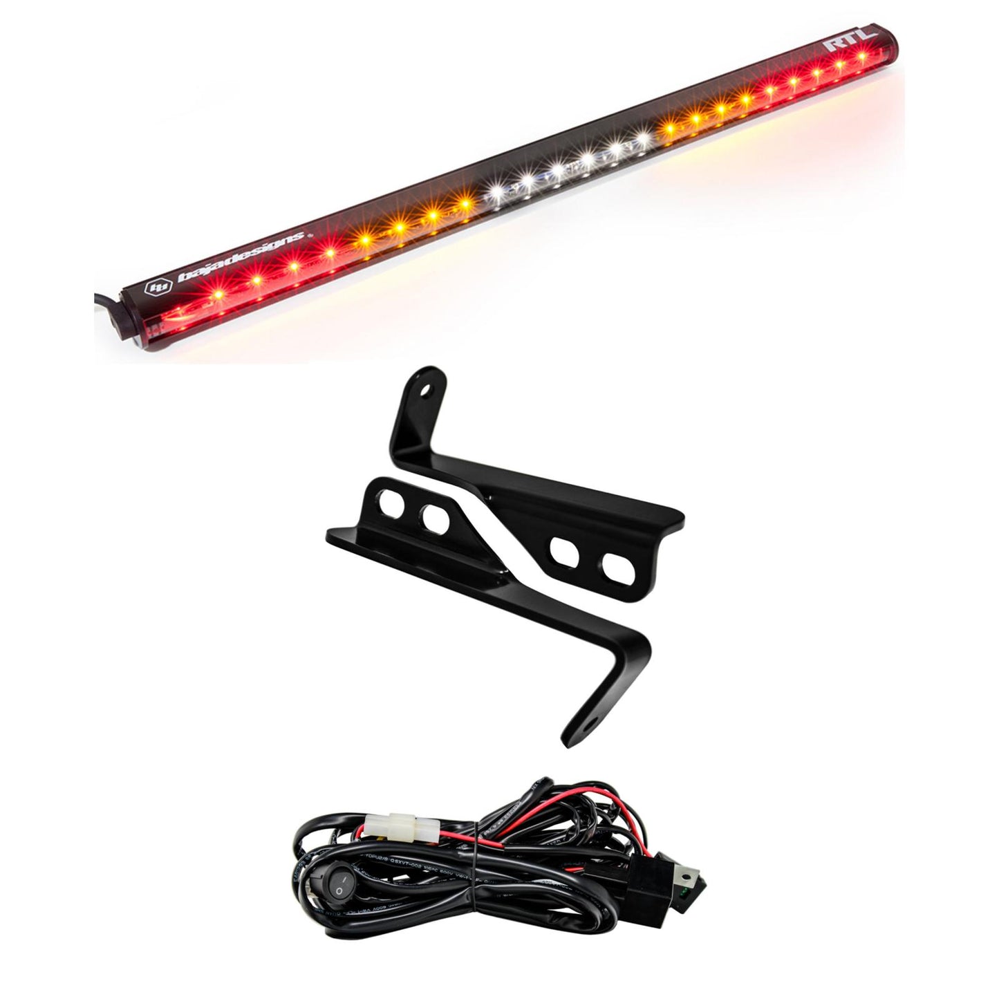 Polaris RZR 15-18 4 Seat 30 Inch RTL-S Rear Light Bar with Bracket Kit Baja Designs