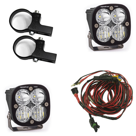 LED Light Pods Kit W/Horiz Mounts 2.00 Inch Harness Squadron Pro Baja Designs