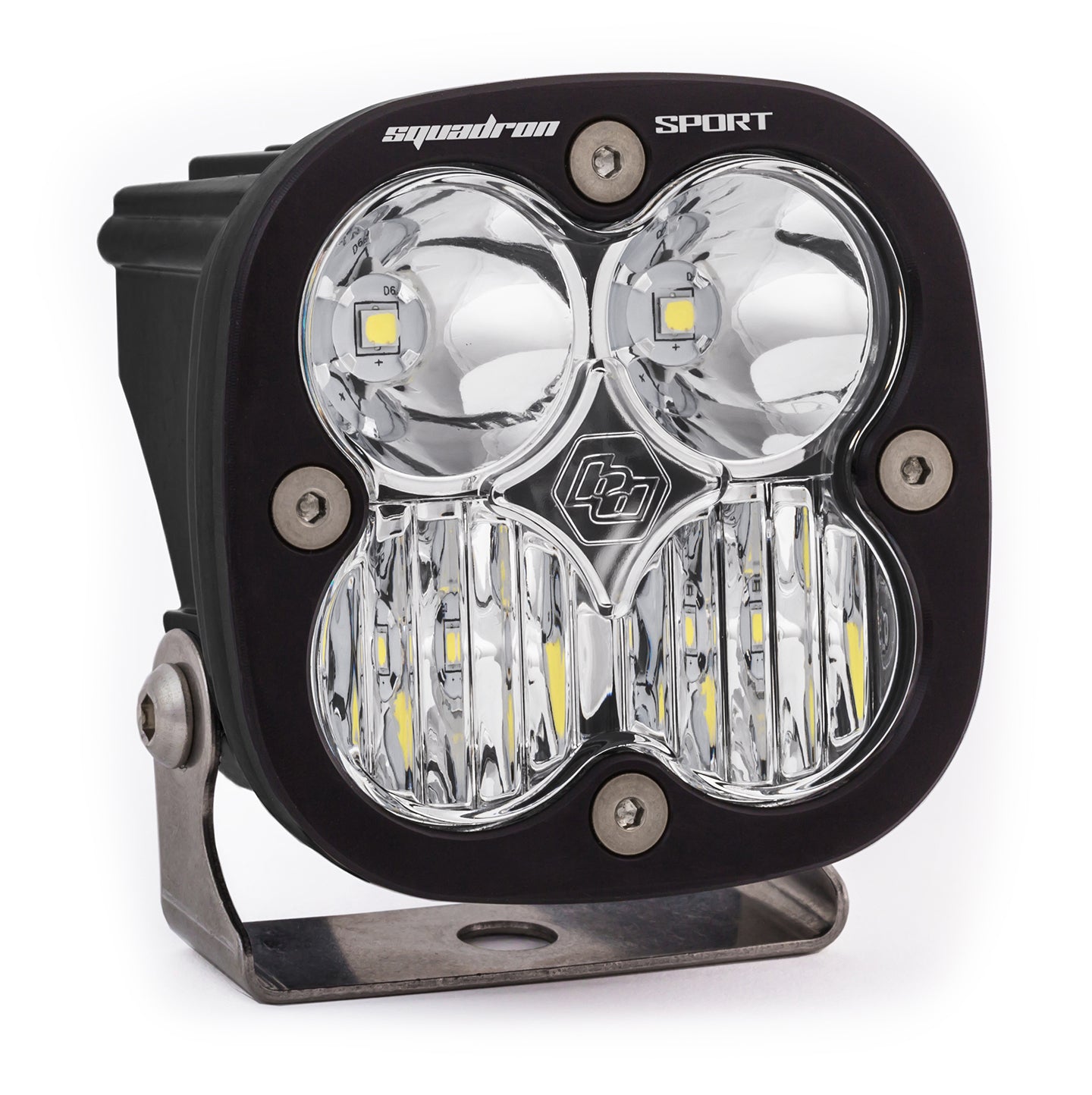 LED Light Pod Driving/Combo Pattern Clear White Squadron Sport Baja Designs