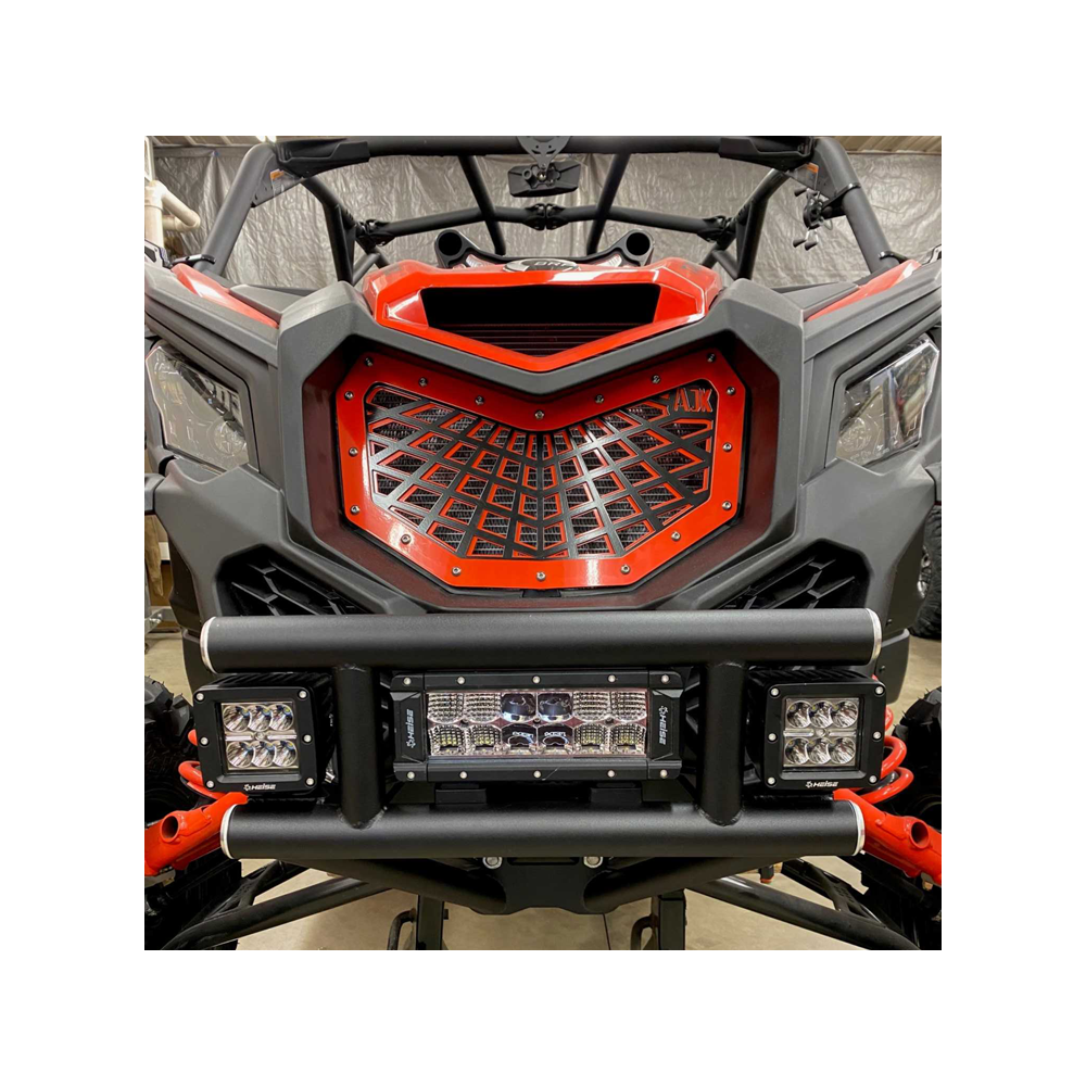 Can-Am X3 Front Bumper AJK Offroad Texture Black Both