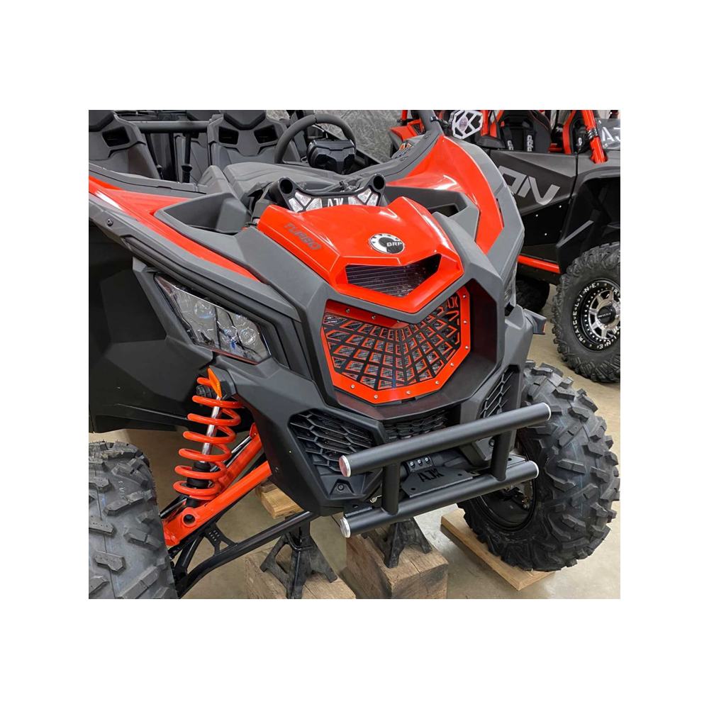 Can-Am X3 Front Bumper AJK Offroad Texture Black None
