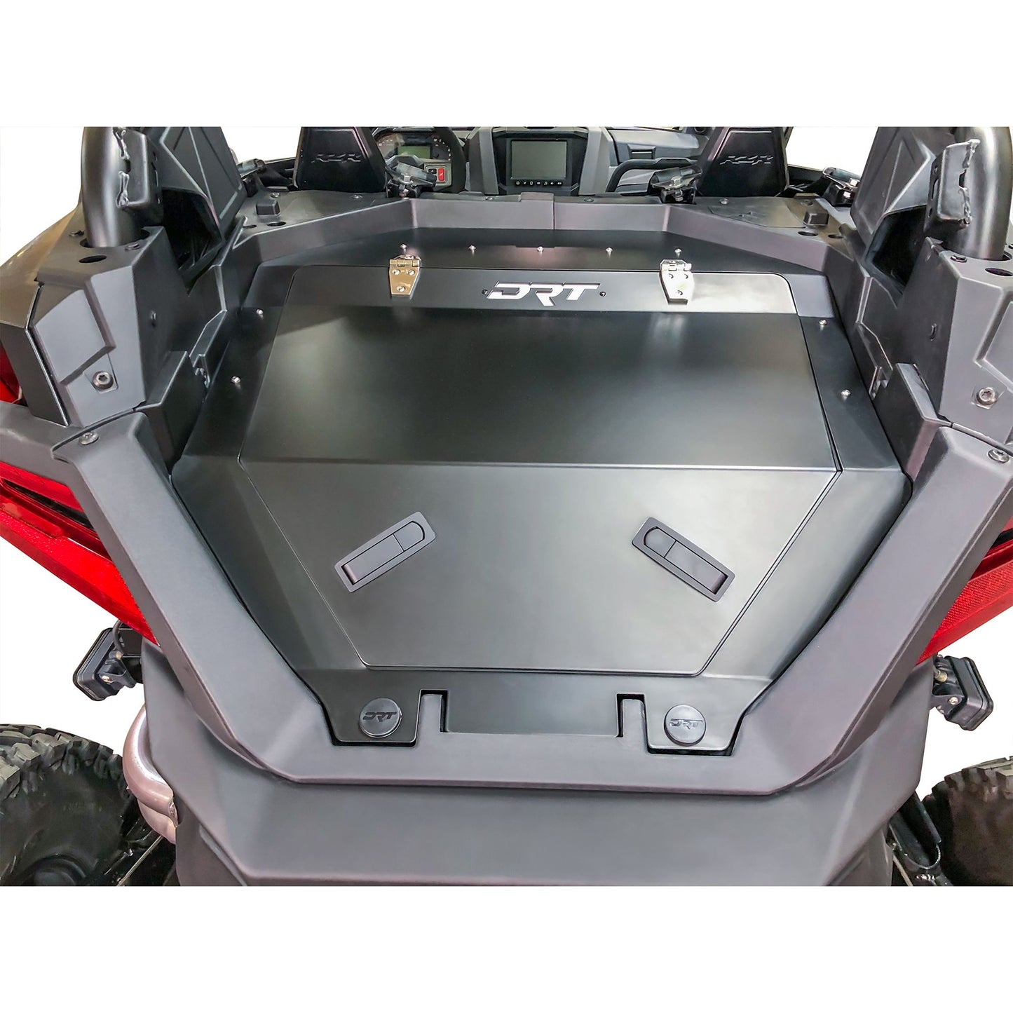DRT Motorsports Polaris Pro R 2022+ Aluminum Trunk Enclosure - Black