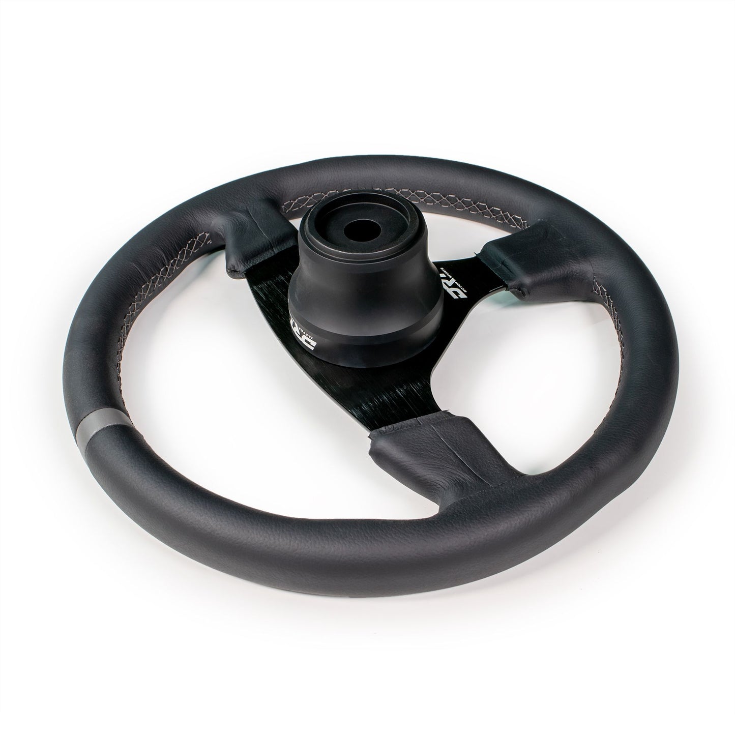DRT Motorsports 330mm Round Steering Wheel - Leather