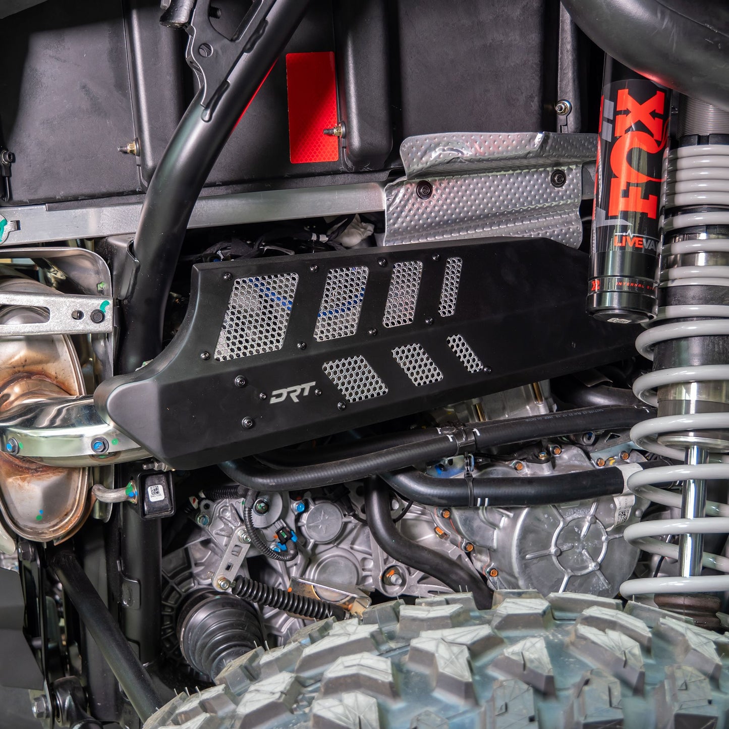 DRT Motorsports Polaris Turbo R/ Pro XP Aluminum Headpipe Shield