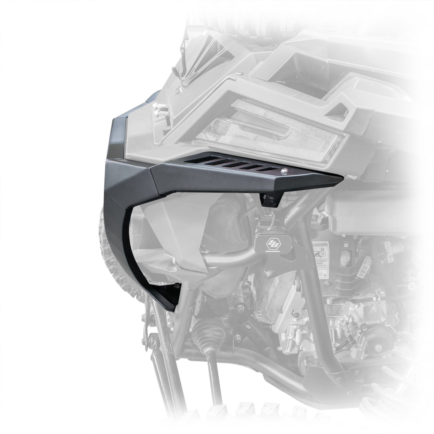 DRT Motorsports Polaris Pro R 2022+ Rear Bumper - Black