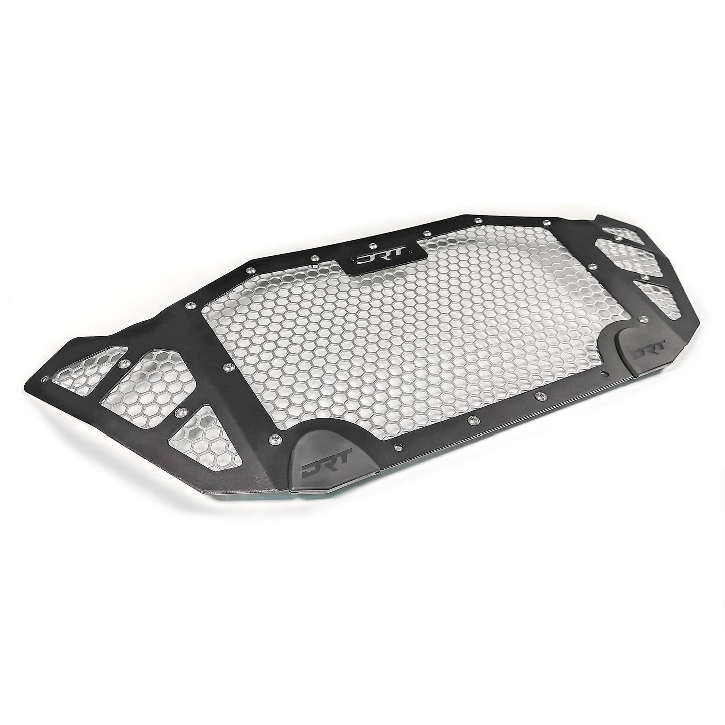 DRT Motorsports Polaris XP Pro 2020-2024 Aluminum Front Grill V2.0 - Black
