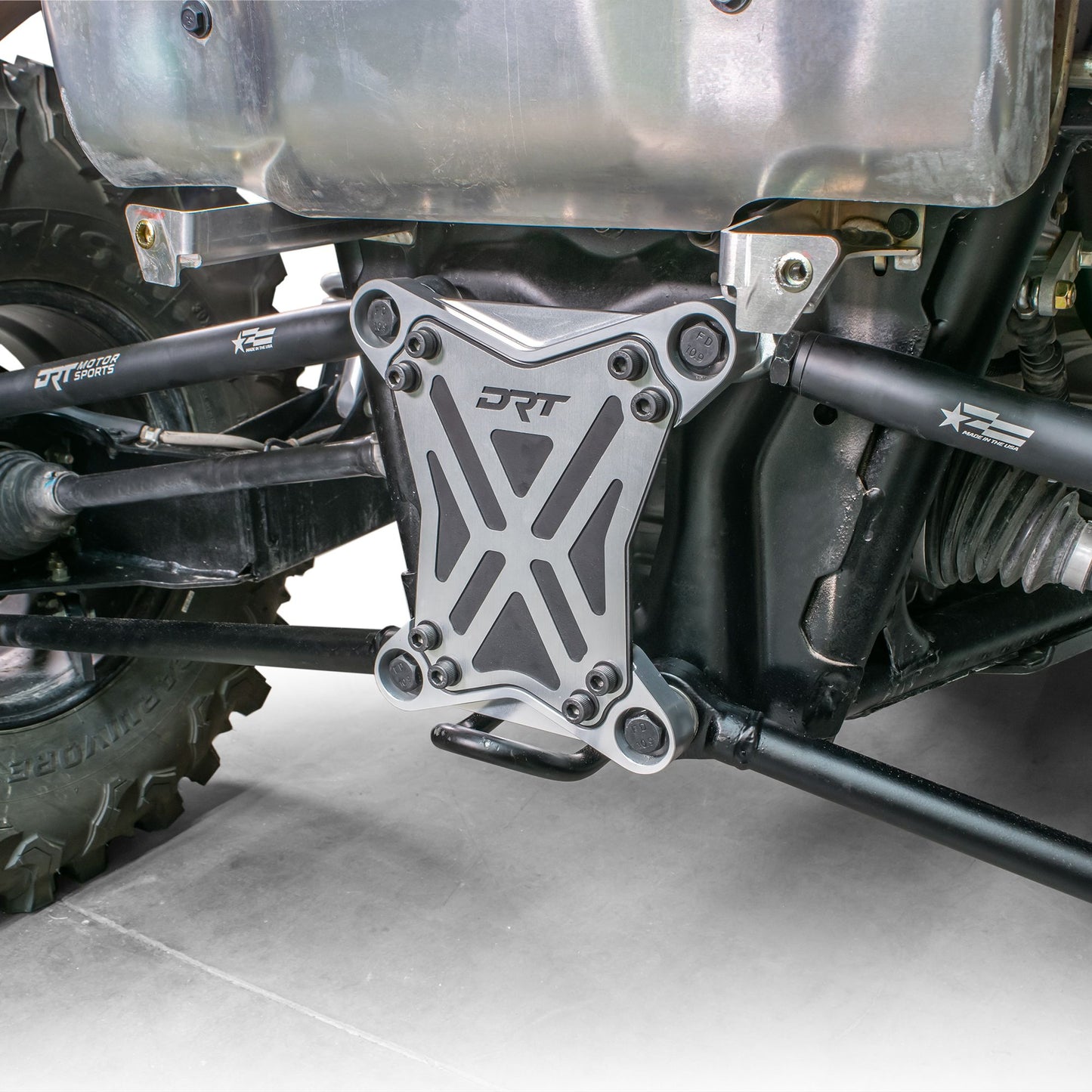 DRT Motorsports 3 PC Radius Rod Reinforcement Plate - Polaris XP PRO Platform