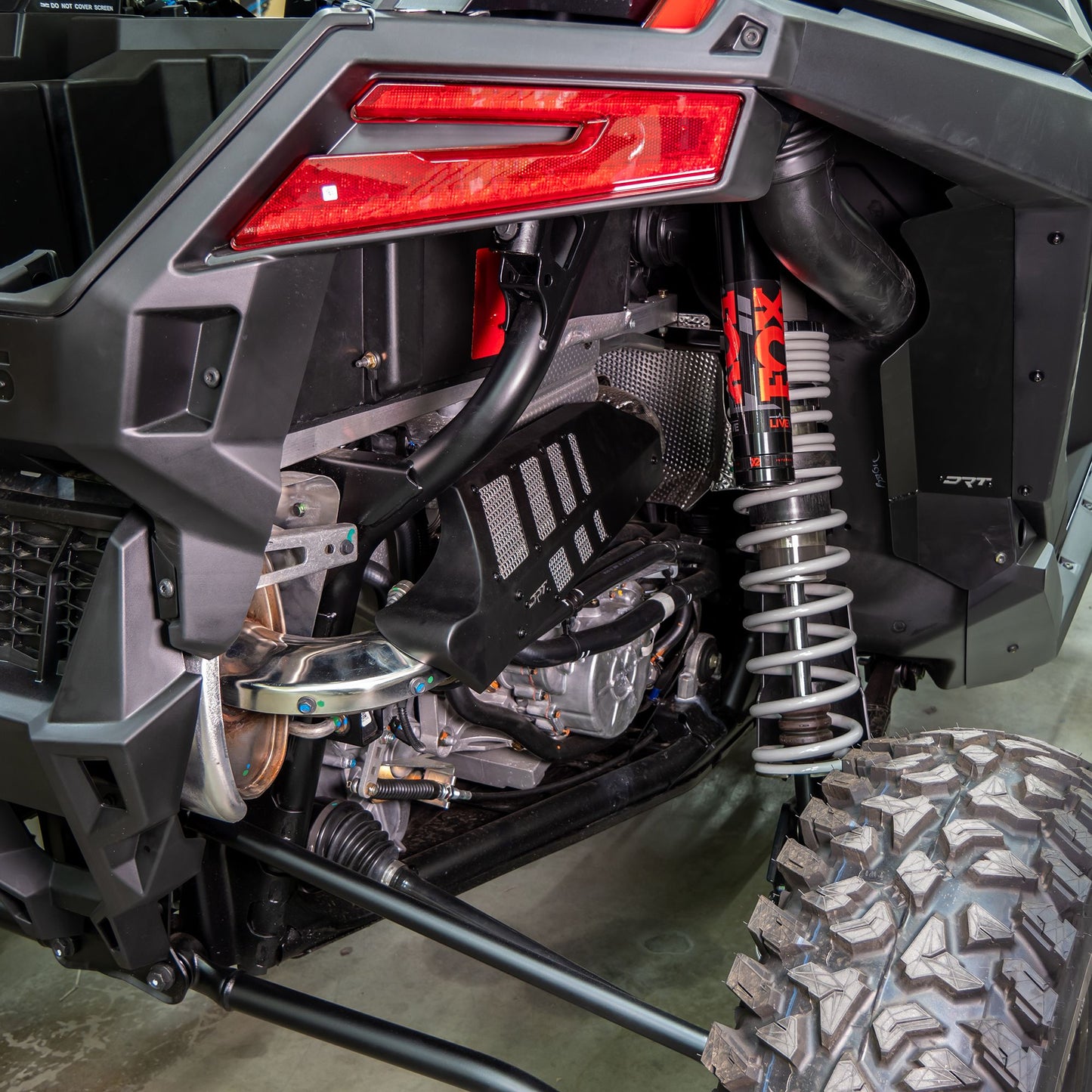DRT Motorsports Polaris Turbo R/ Pro XP Aluminum Headpipe Shield