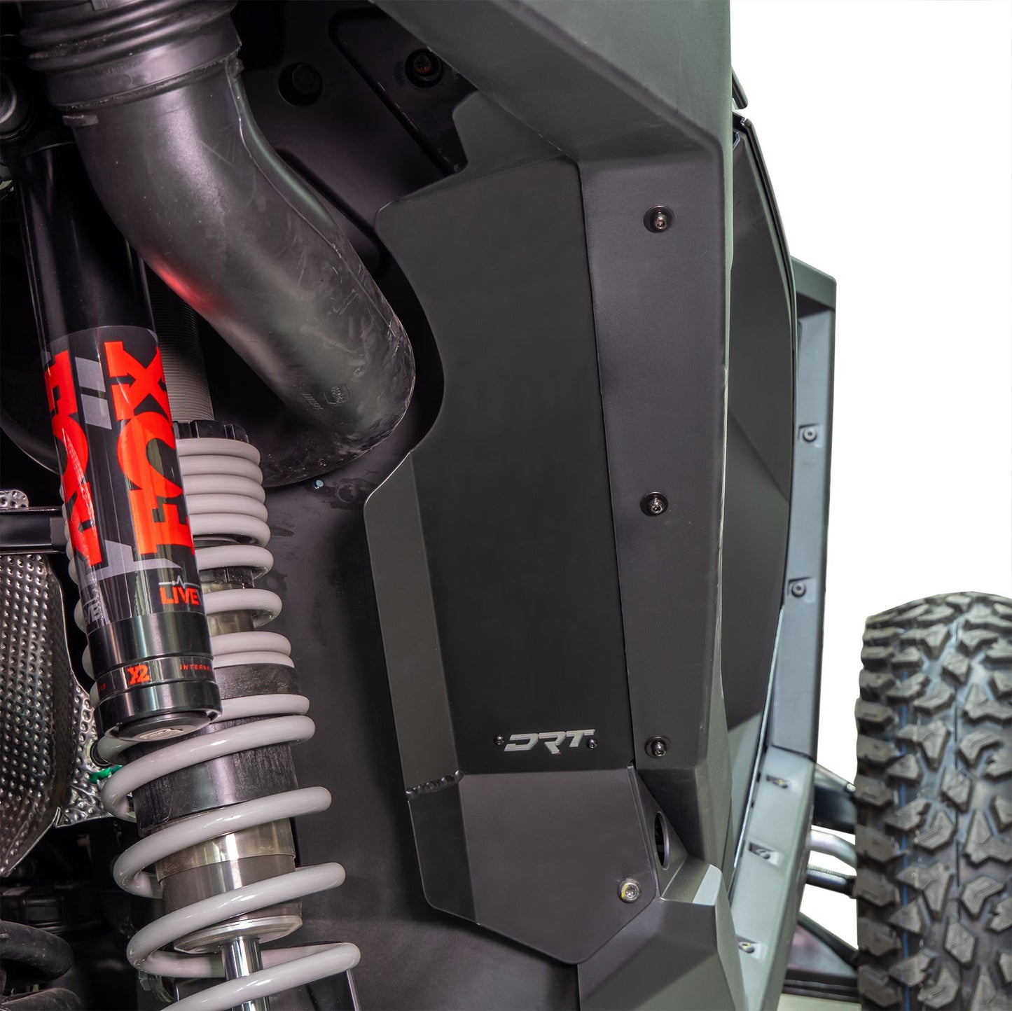 DRT Motorsports Polaris Pro XP / Turbo R 2020-2024 Aluminum Rear Inner Fender Guards