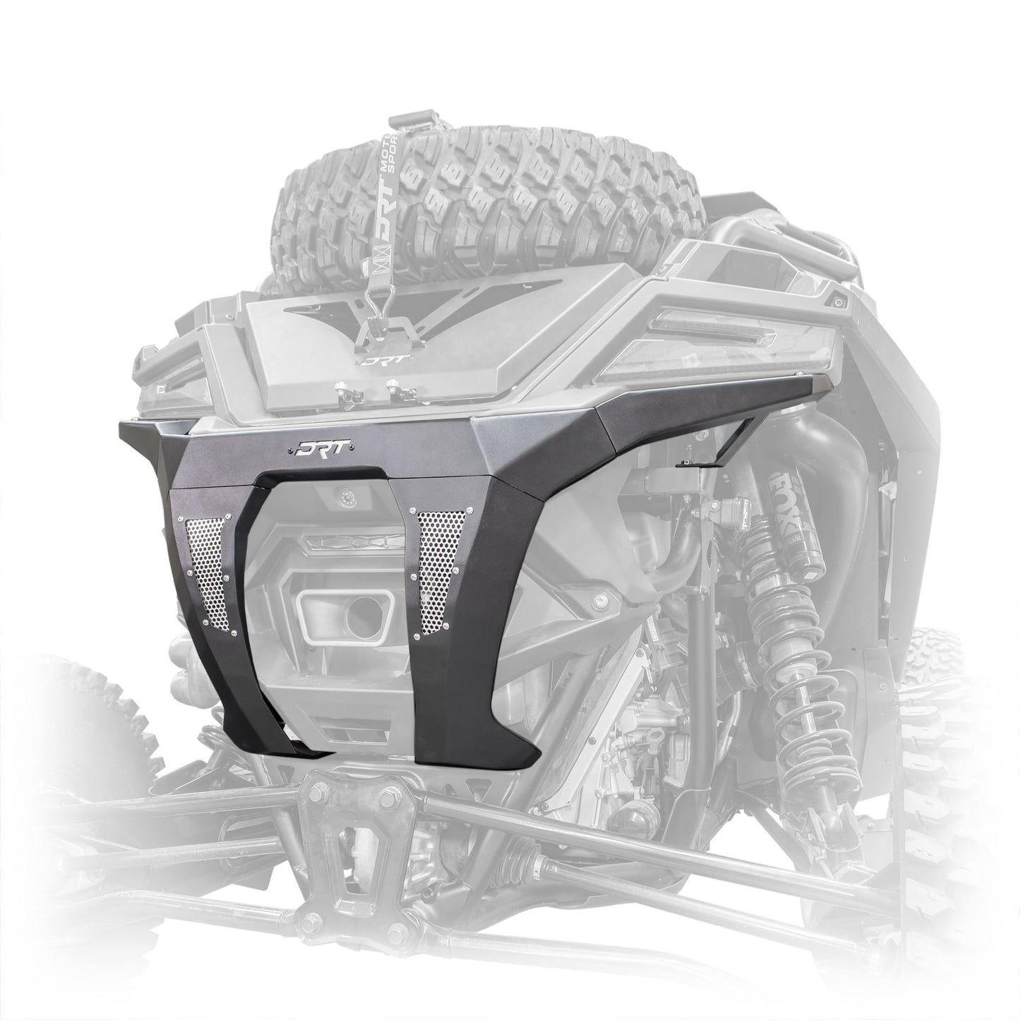 DRT Motorsports Polaris Pro R 2022+ Rear Bumper - Black