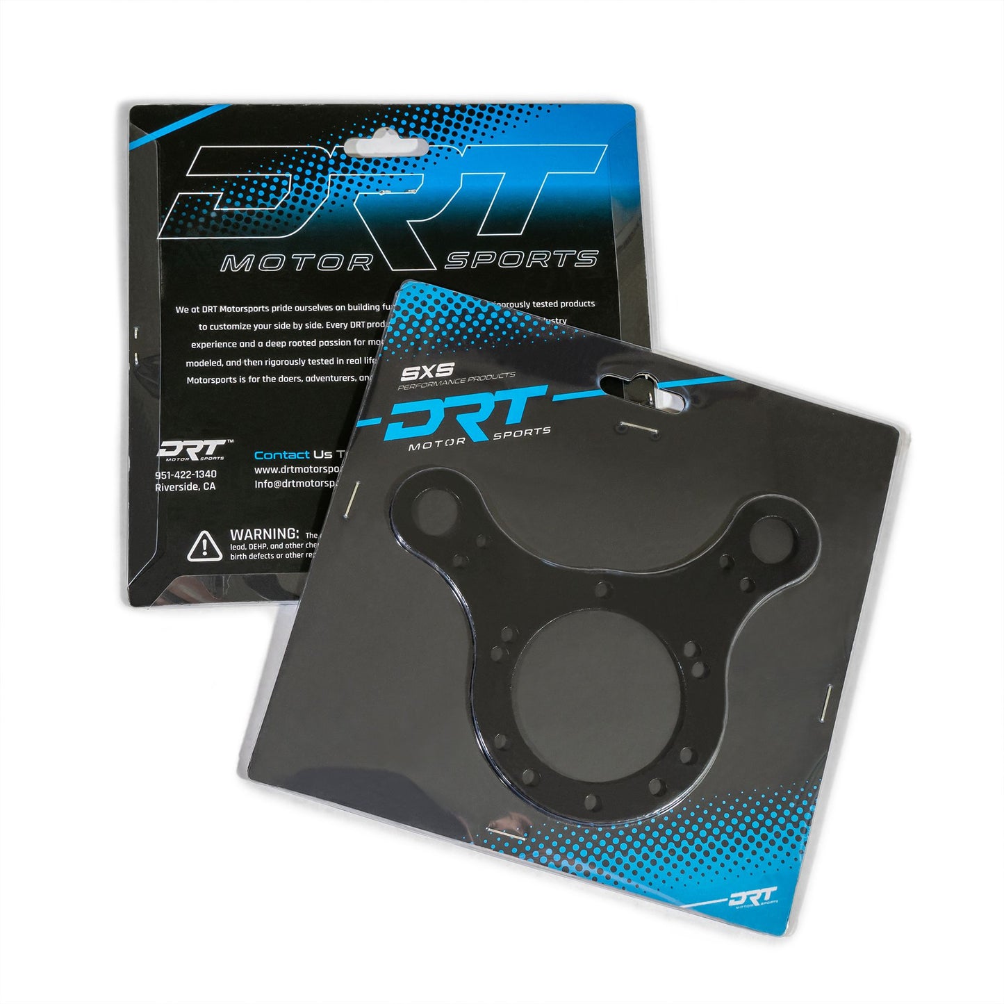 DRT Motorsports Steering Wheel Push-To-Talk Plate (5/6 Bolt Pattern), Dual, Universal