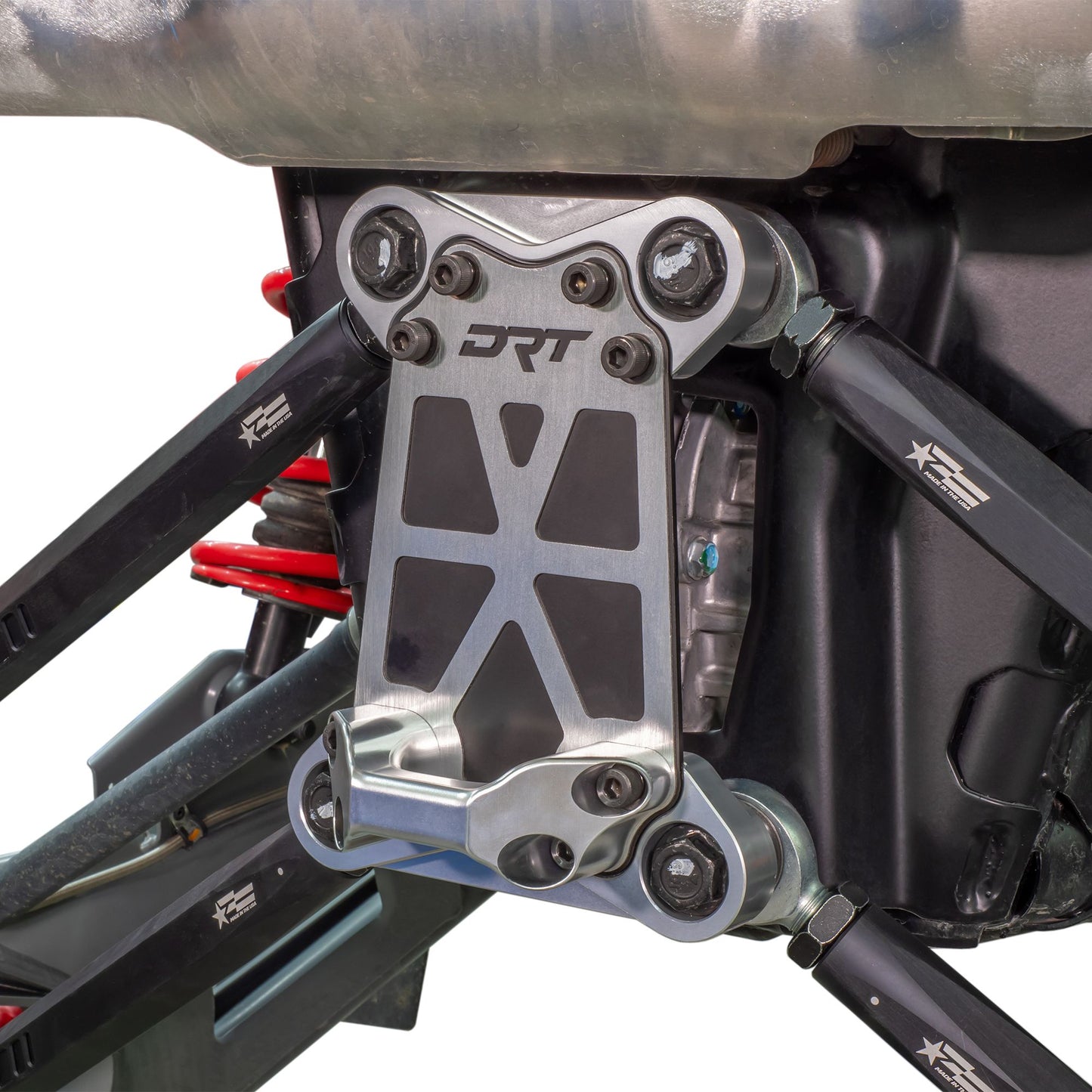 DRT Motorsports 3 PC Radius Rod Reinforcement Plate - Polaris Pro R/Turbo R Platform