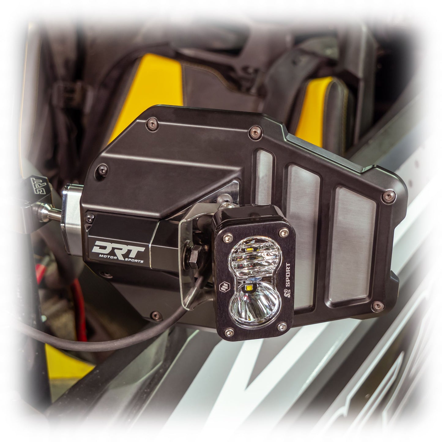 DRT Motorsports Tactical Mirror Light Bracket Kit