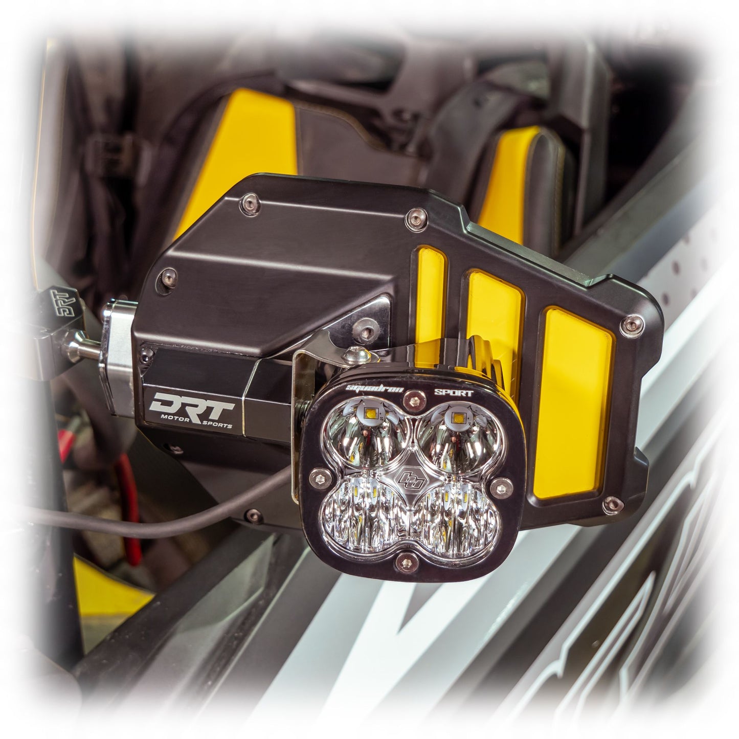 DRT Motorsports Tactical Mirror Light Bracket Kit