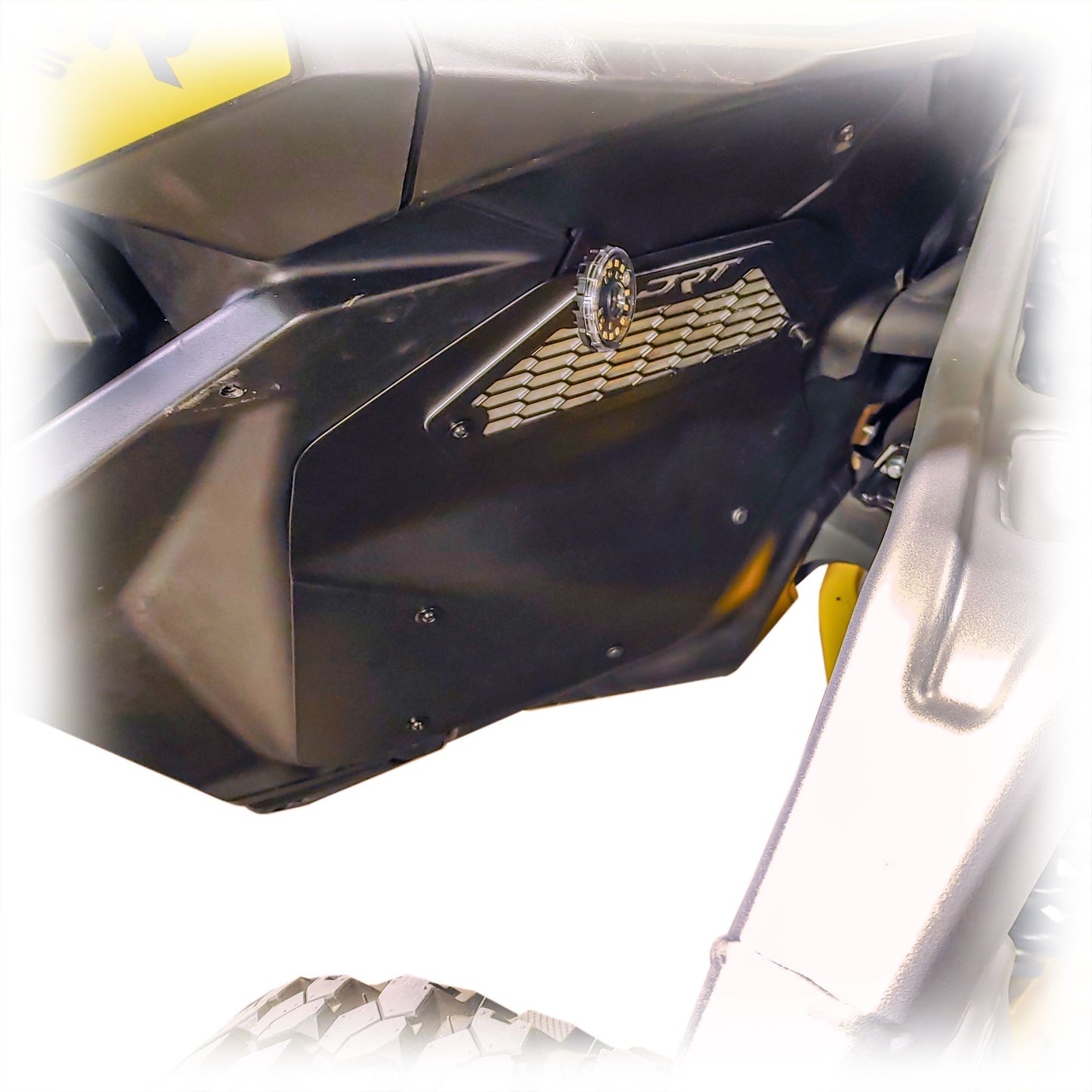 DRT Motorsports Can Am Maverick R Front Aluminum Rock Guard Kit
