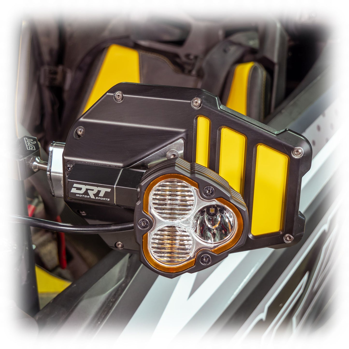 DRT Motorsports Tactical Mirror Light Bracket Kit