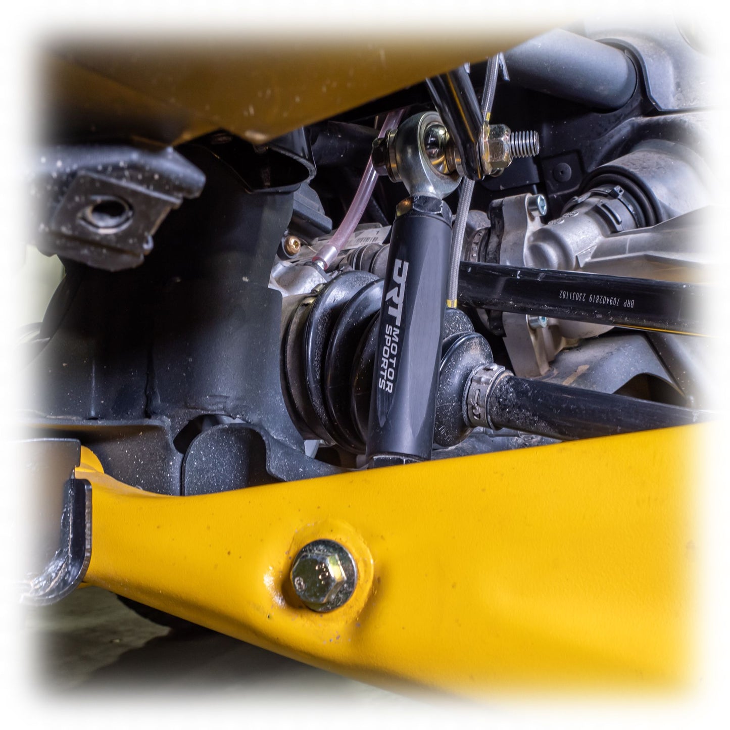 DRT Motorsports Can Am Maverick R Hex Front Sway Bar Link Set, Black