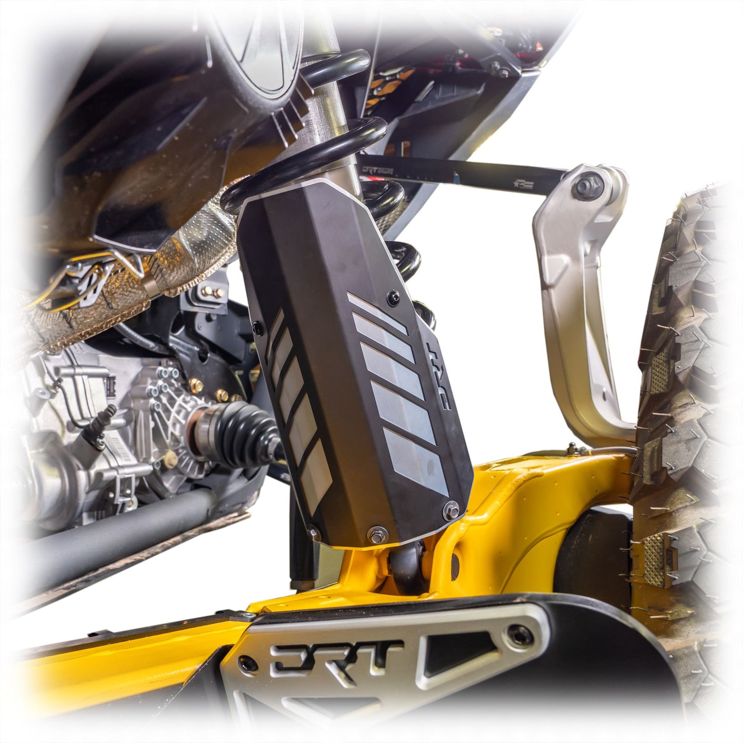 DRT Motorsports CanAm X3 / Maverick R Rear Aluminum Shock Guards