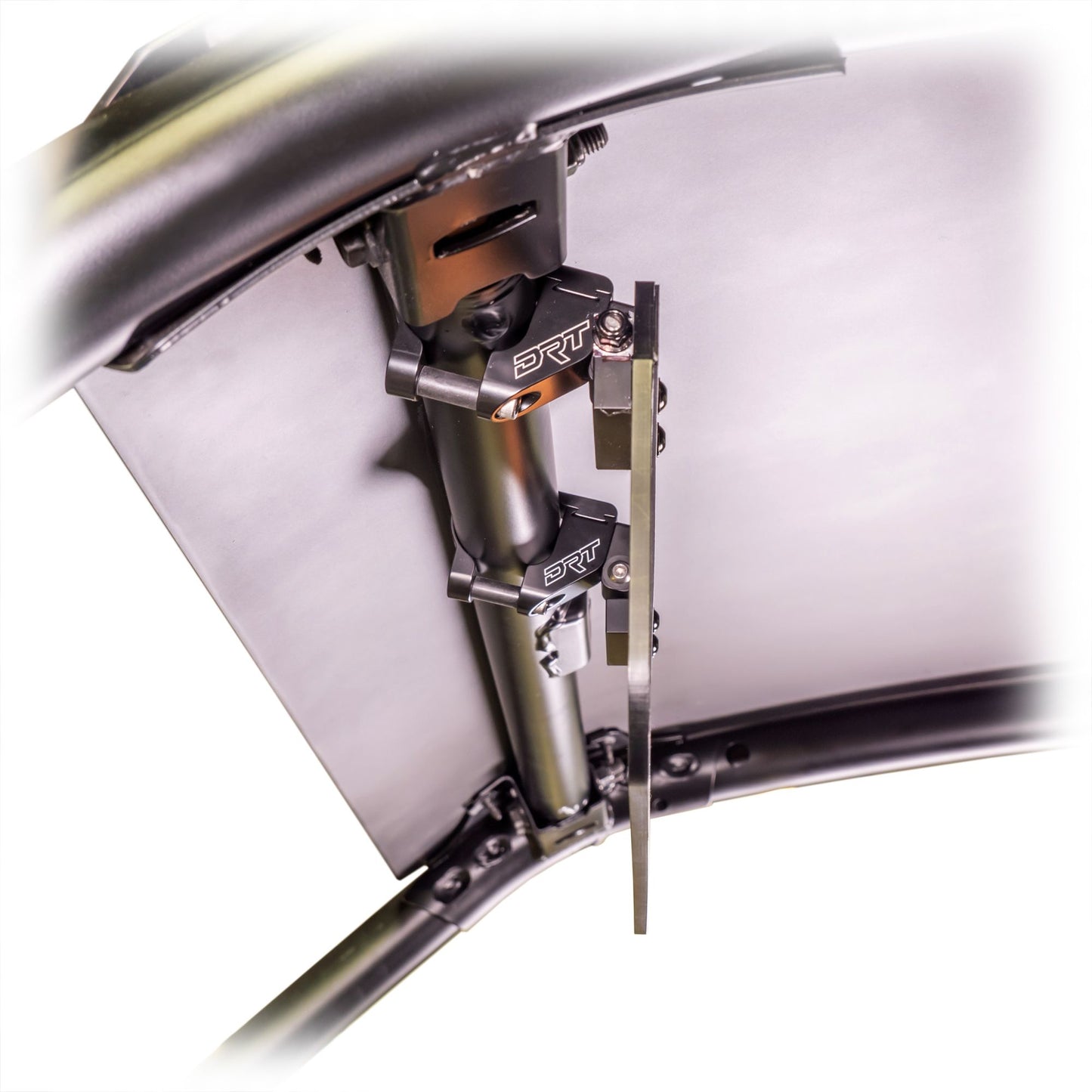 DRT Motorsports Universal Billet Sun Visor Kit 2.000" Clamps