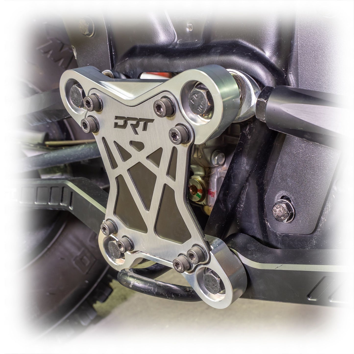 DRT Motorsports 3 PC Radius Rod Reinforcement Plate - Polaris XP1000 (M12)