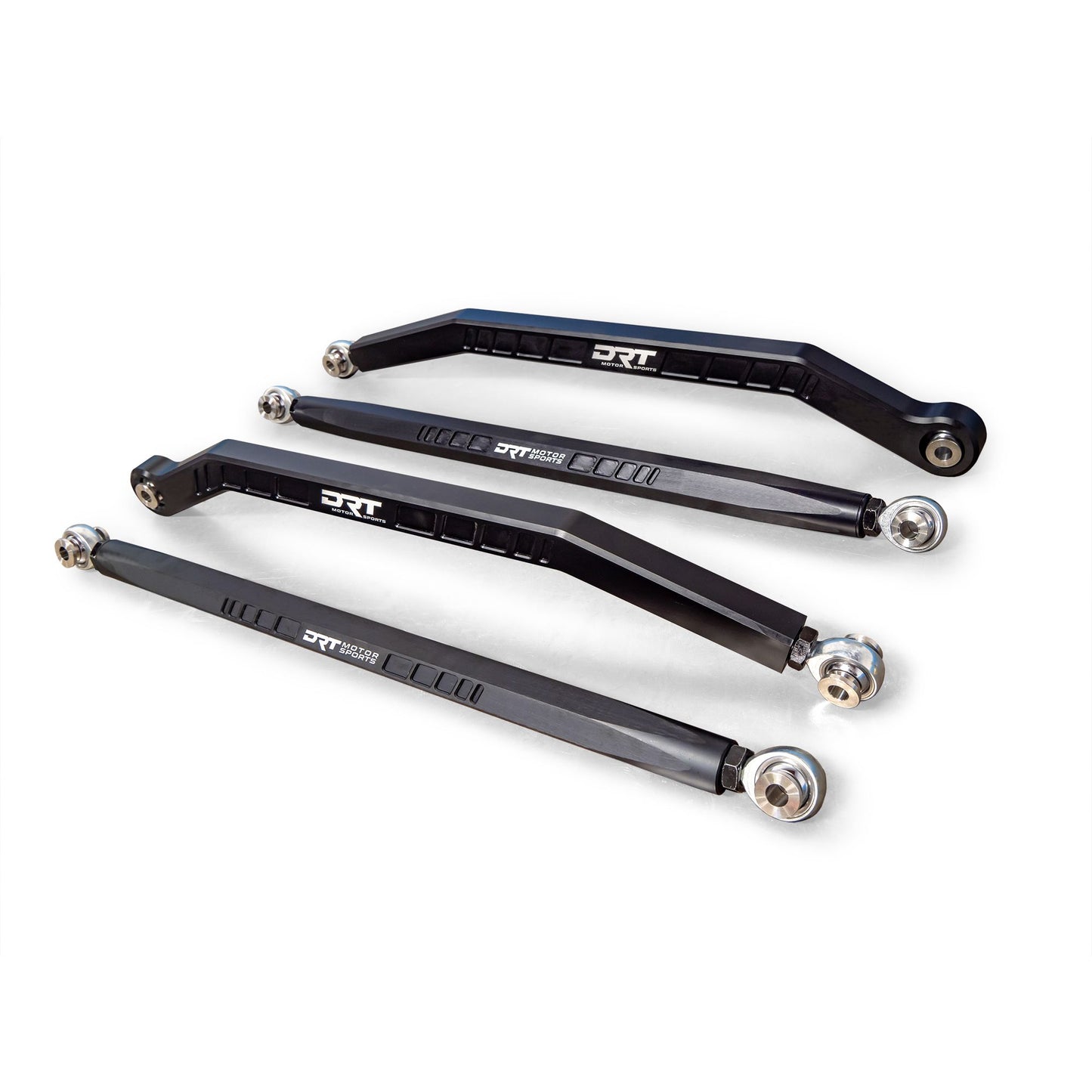 DRT Motorsports Polaris 2020+ Pro XP/4 (64")Billet Aluminum High Clearance Radius Rod Set, Black