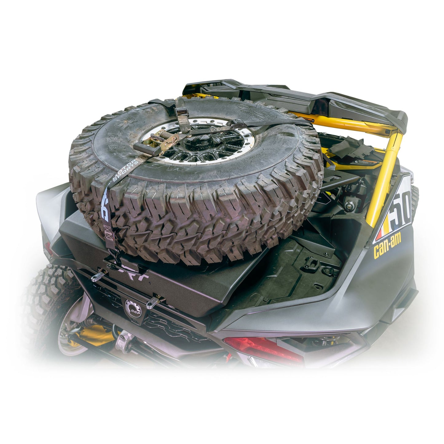 DRT Motorspors Can Am Maverick R Tire Carrier / Adventure Rack
