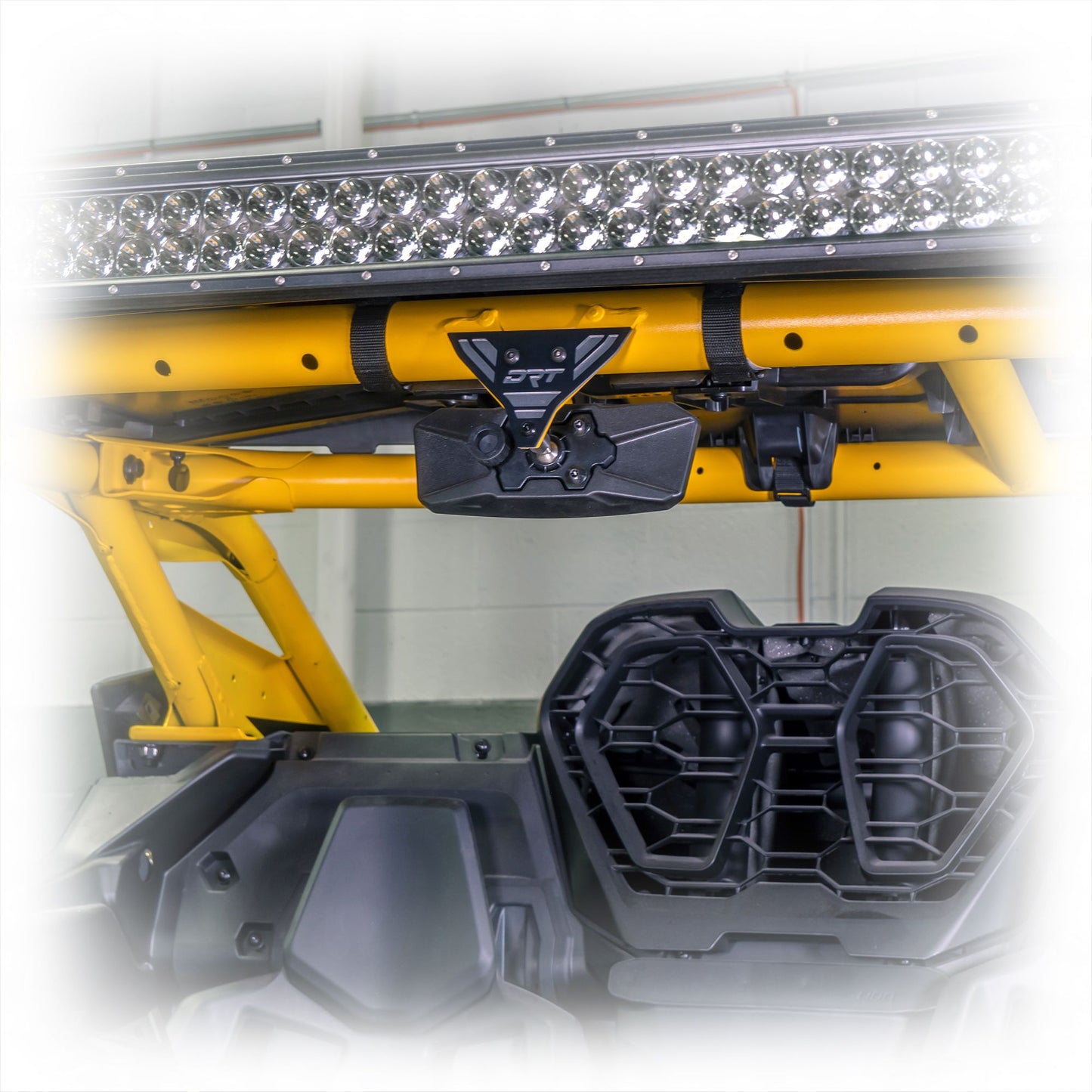 DRT Motorsports CanAm Maverick X3 / R Center Mirror Tab Cover Plate for OEM Cage