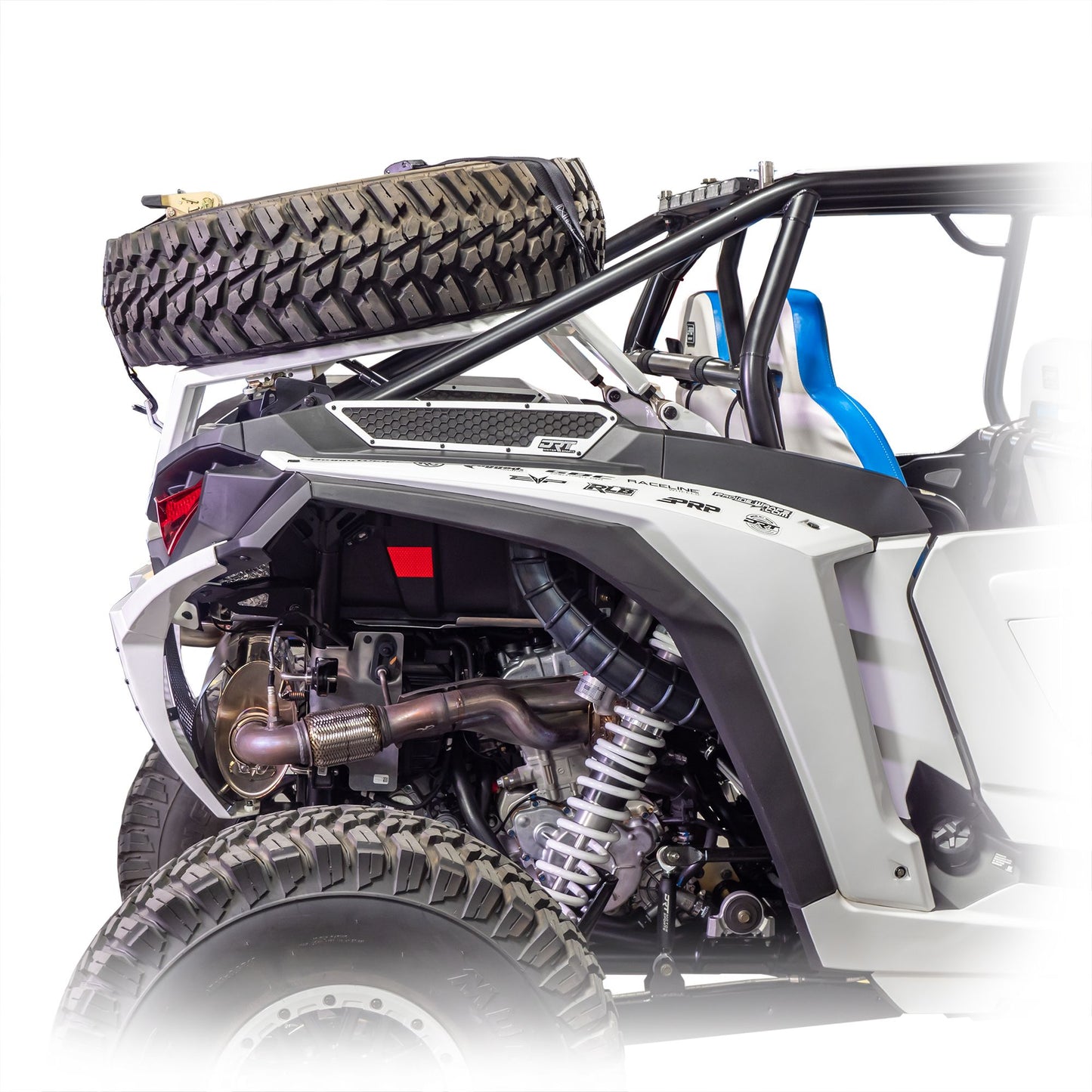 DRT Motorsports Tire Carrier/Adventure Rack - Polaris 2024+ RZR XP1000/4 - Platform