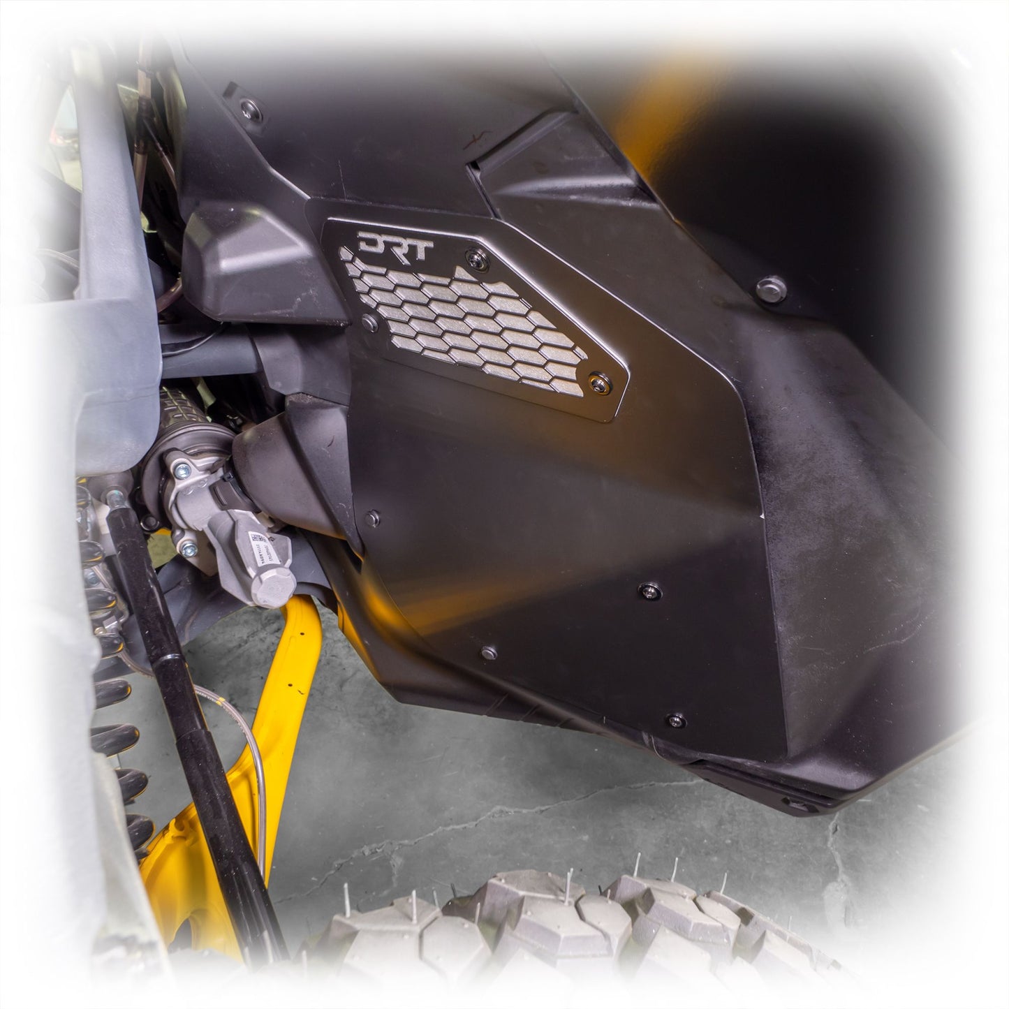 DRT Motorsports Can Am Maverick R Front Aluminum Rock Guard Kit