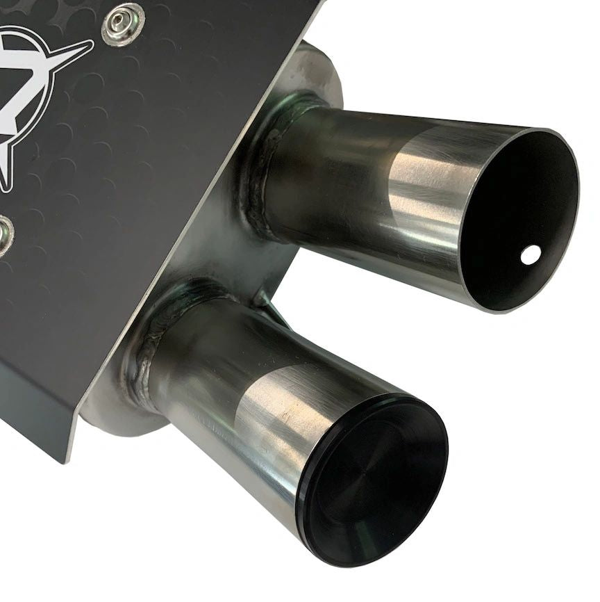 AA Stainless Slip-On Exhaust for 2015-23 RZR XP 1000 & 2018-22 RS1 **1-3 Day Lead Time** | 110-1002