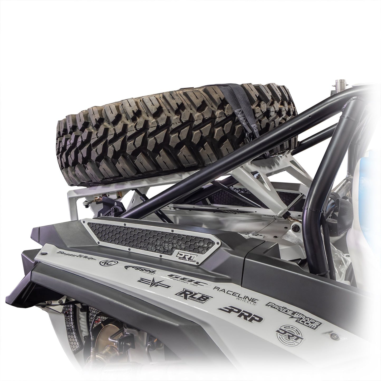 DRT Motorsports Tire Carrier/Adventure Rack - Polaris 2024+ RZR XP1000/4 - Platform