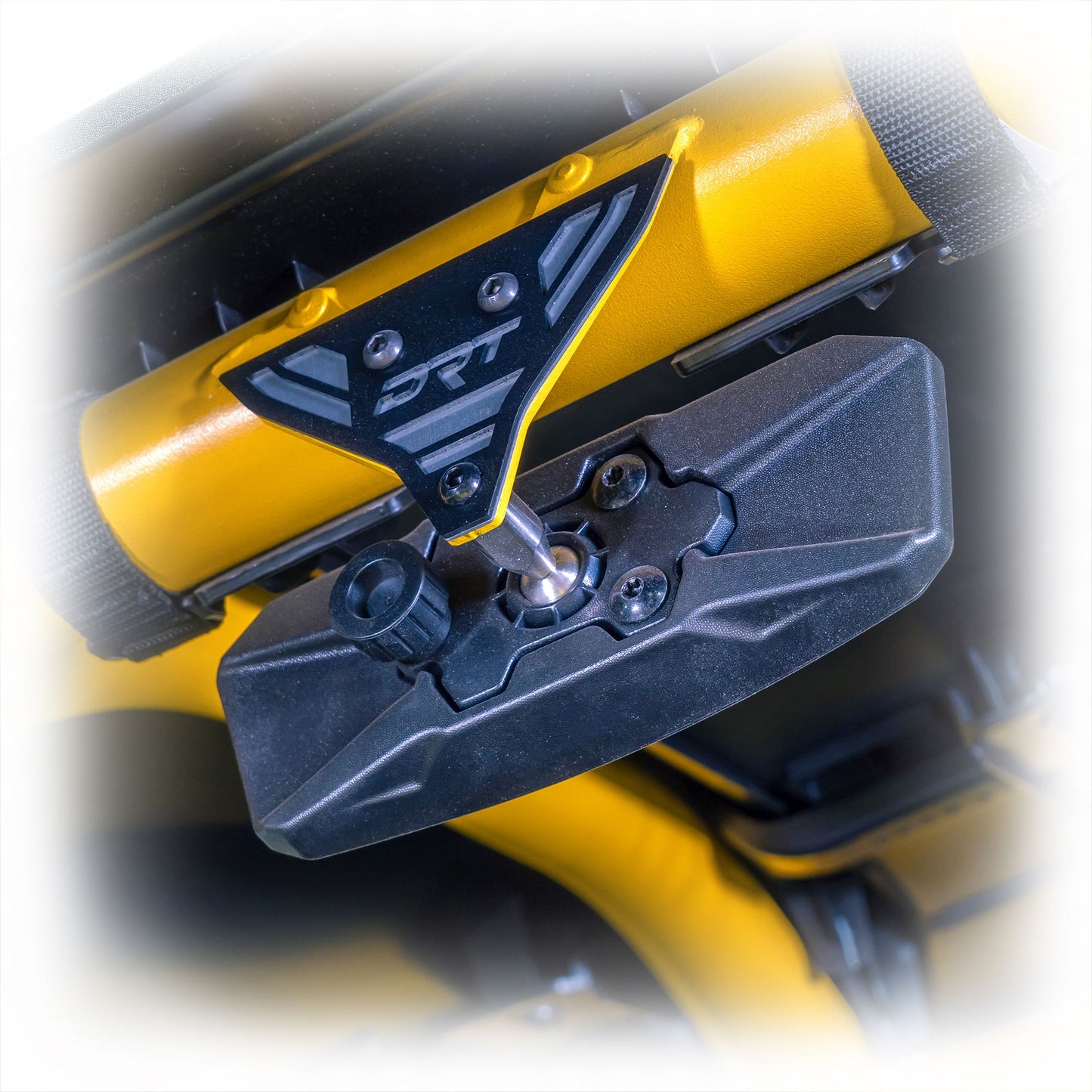DRT Motorsports CanAm Maverick X3 / R Center Mirror Tab Cover Plate for OEM Cage