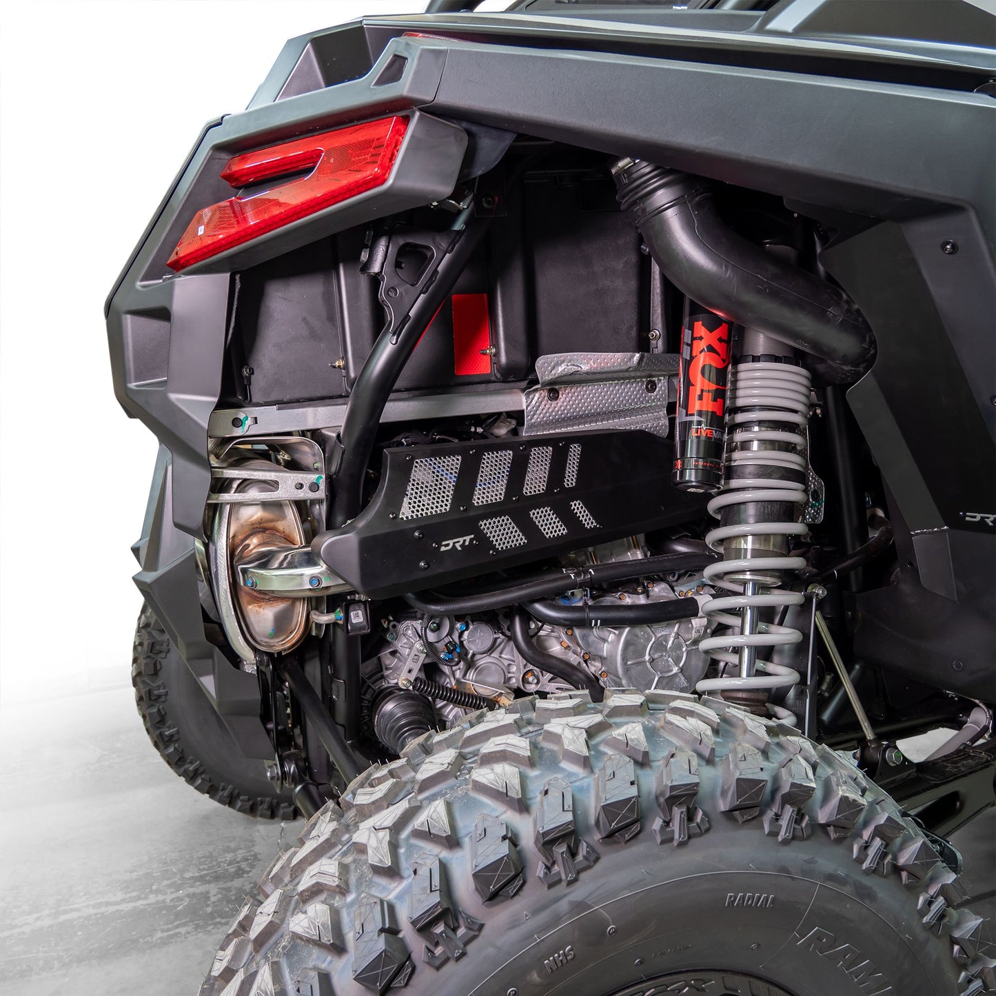 DRT Motorsports Polaris Turbo R/ Pro XP Aluminum Headpipe Shield