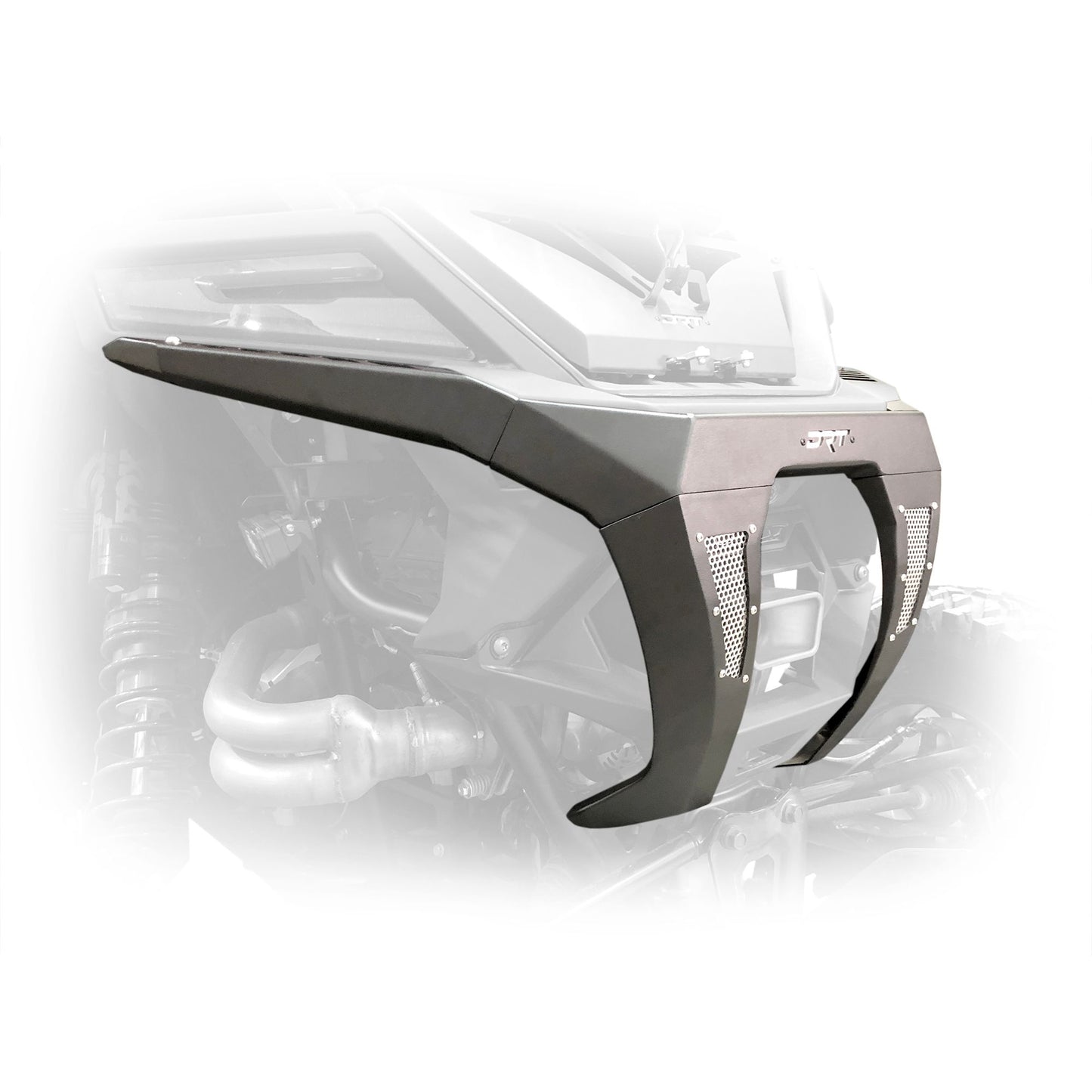 DRT Motorsports Polaris Pro R 2022+ Rear Bumper - Black