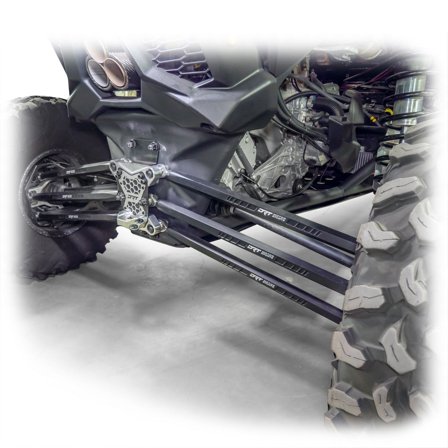 DRT Motorsports Billet Aluminum Hex Bar Radius Rod Kit Can Am X3 - 72"