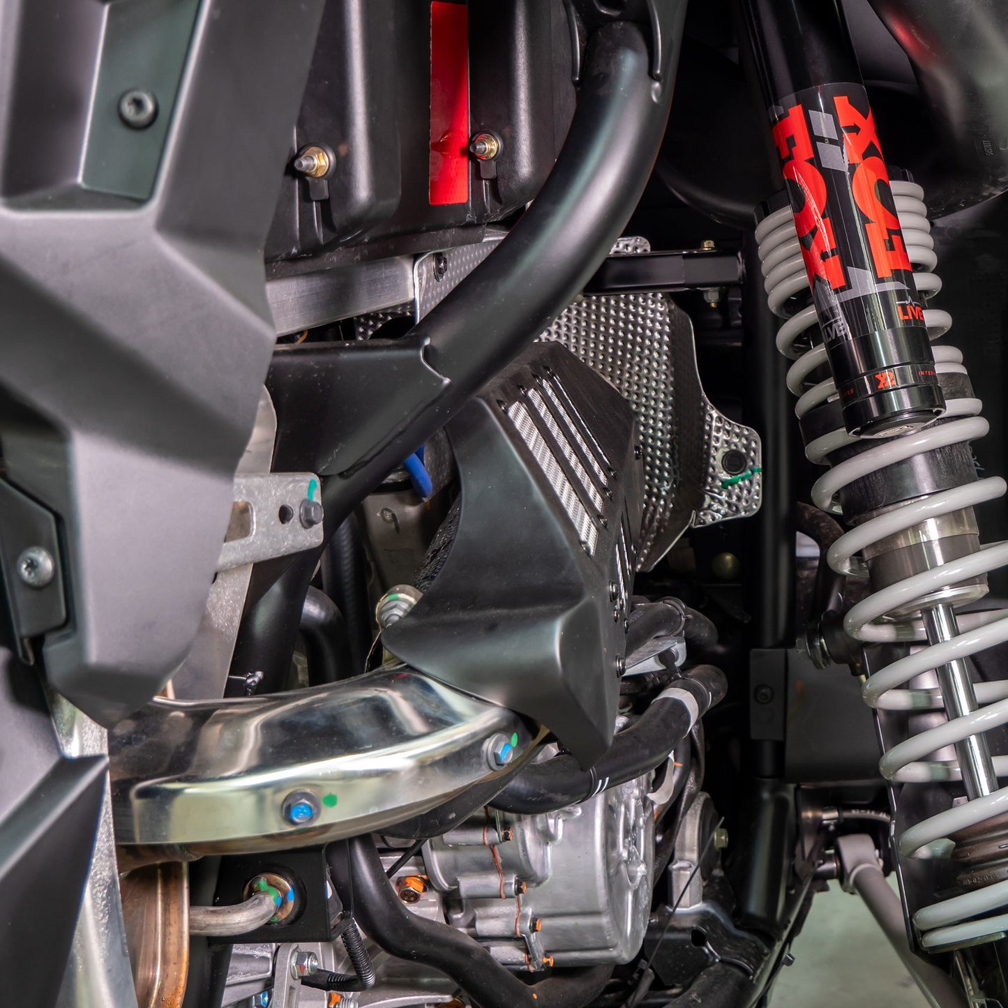 DRT Motorsports Polaris Turbo R/ Pro XP Aluminum Headpipe Shield