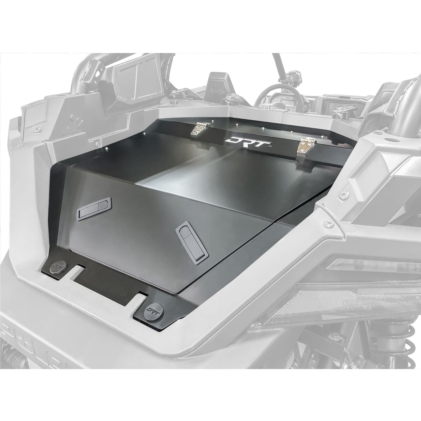 DRT Motorsports Polaris Pro R 2022+ Aluminum Trunk Enclosure - Black