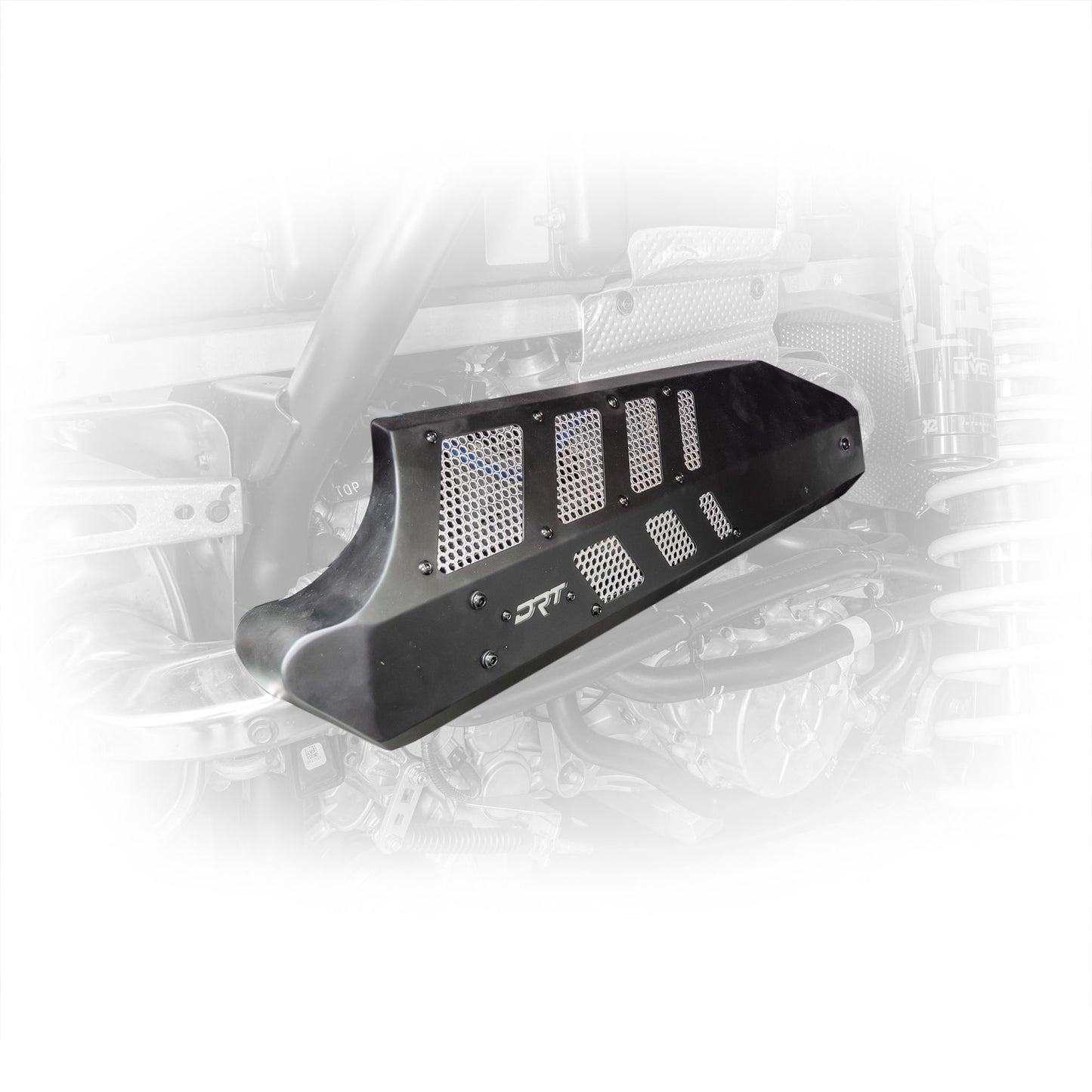 DRT Motorsports Polaris Turbo R/ Pro XP Aluminum Headpipe Shield