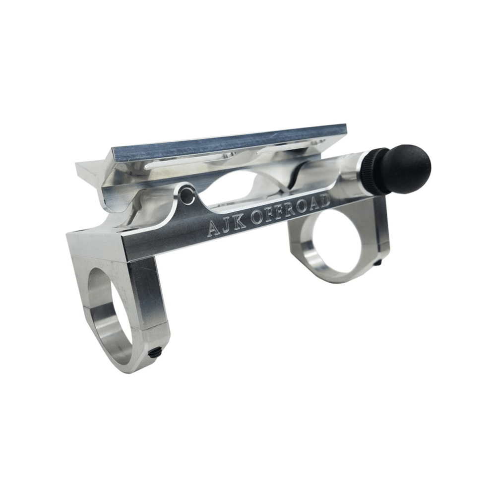 Quick Shot Fire Extinguisher Mount - Quick Release - Truck, Jeep, ATV, SXS Part AJK Offroad 1.50" Raw Aluminum