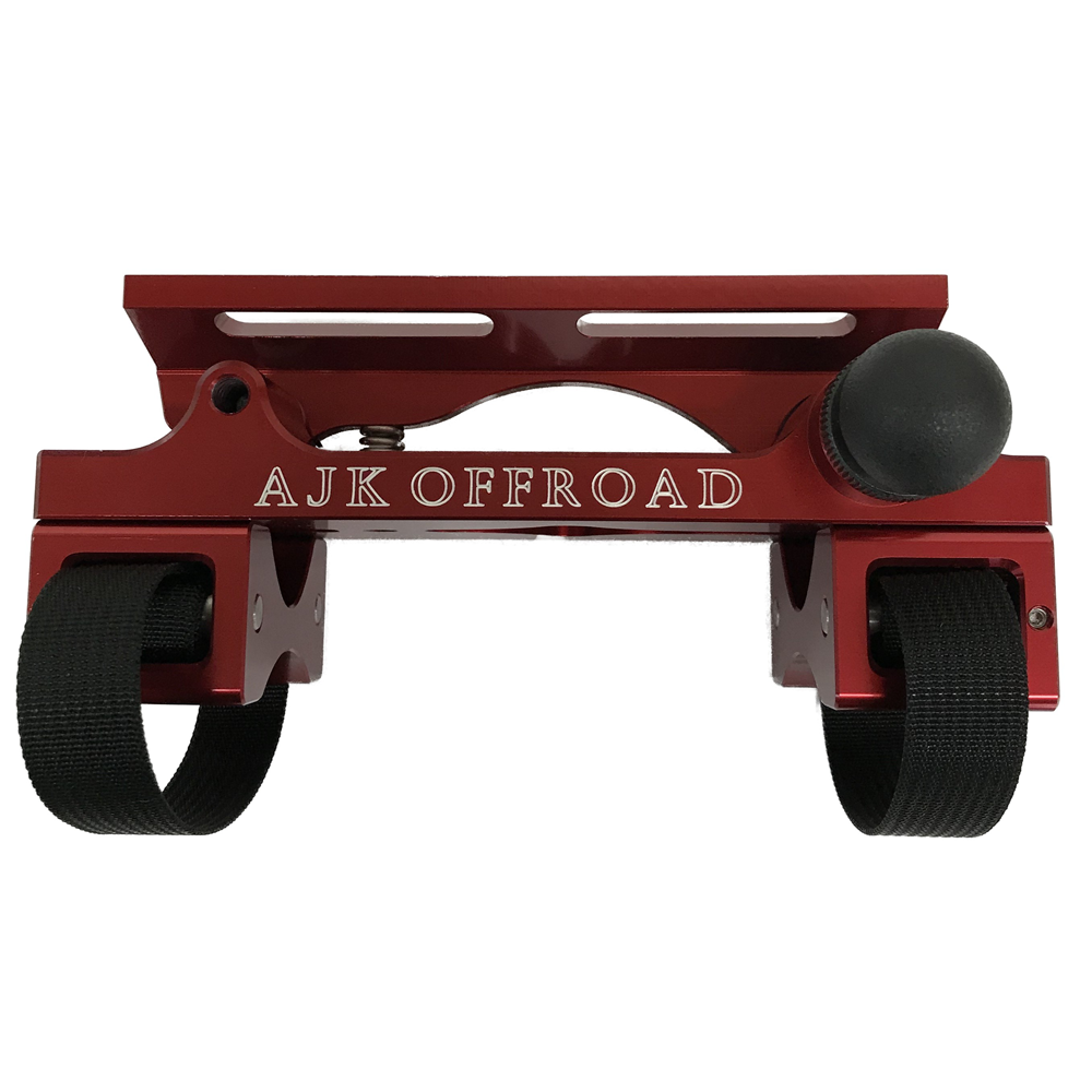 Quick Shot Fire Extinguisher Mount - Quick Release - Truck, Jeep, ATV, SXS Part AJK Offroad Universal Red
