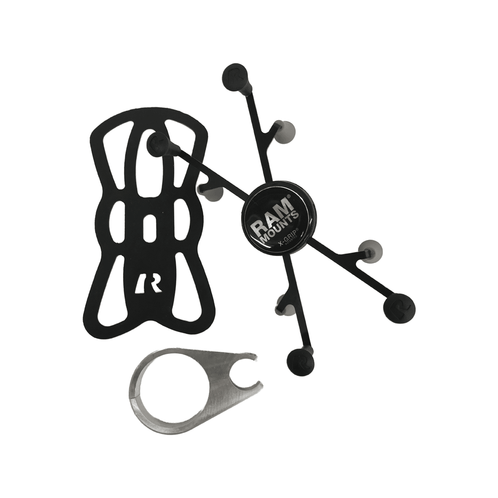 Offroad Rugged X-Grip Phone / Tablet Mount for Roll Cage AJK Offroad .875" Small Tablet